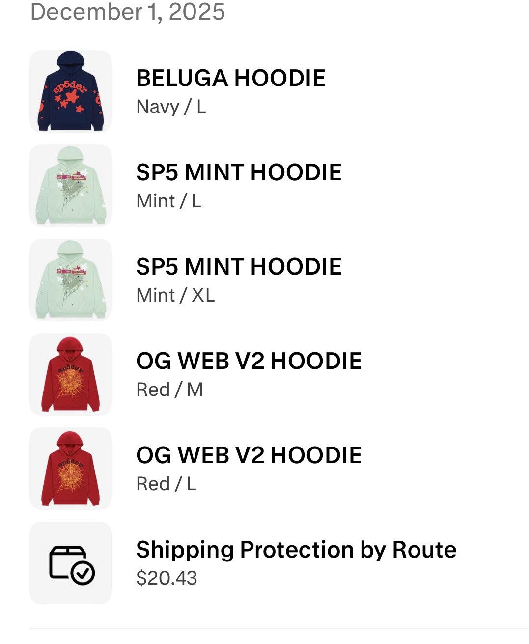 Sp5der Sp5der Mint Hoodie size XL Size US XL / EU 56 / 4 - 3 Thumbnail