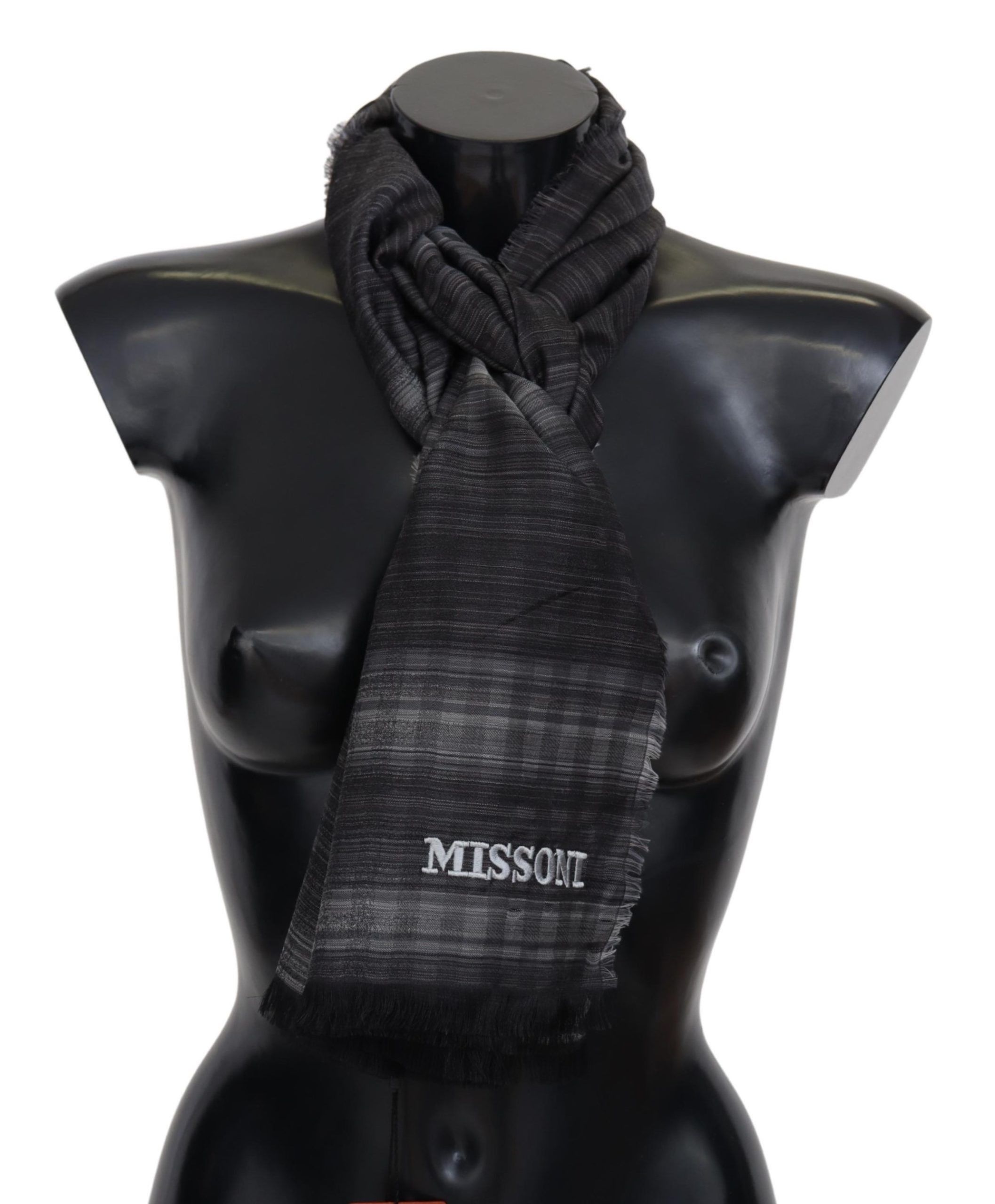 Missoni Elegant Wool Silk Polka Dot Men's Scarf Size ONE SIZE - 1 Thumbnail