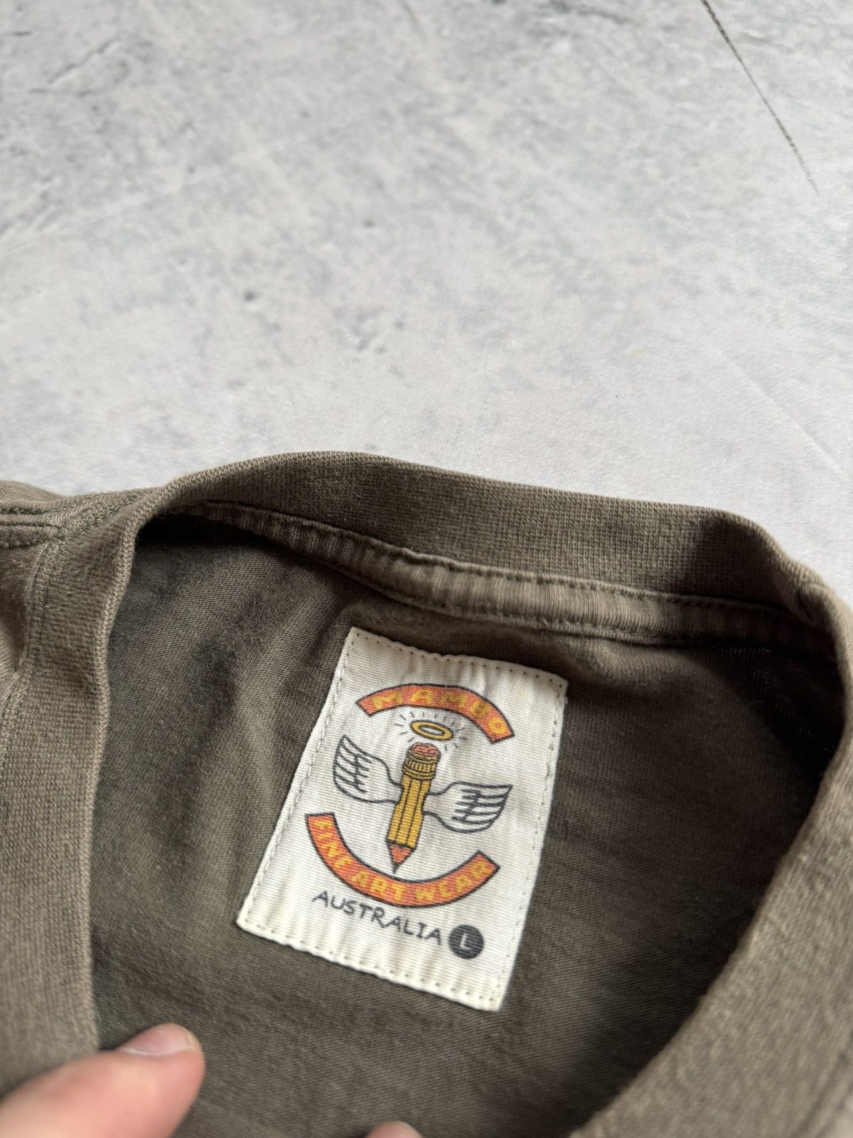 Mambo × Vintage Mambo Australia 00s Simple Arithmetic Vintage T-shirt Size US L / EU 52-54 / 3 - 5 Thumbnail