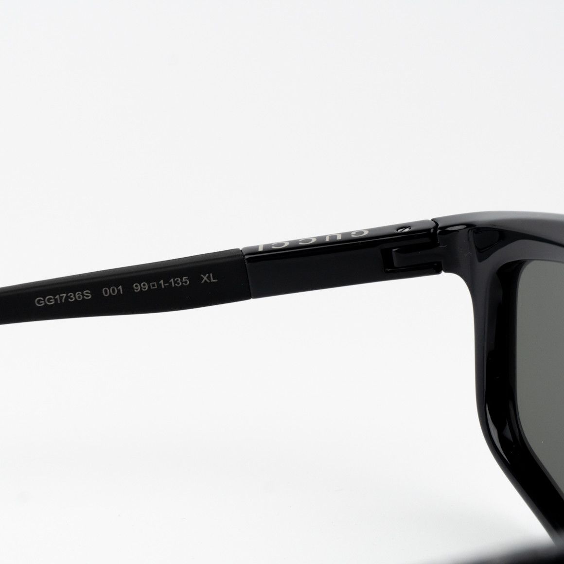 Gucci NEW Gucci GG1736S 001 Black Grey Unisex Sunglasses GG 1736S Size ONE SIZE - 8 Thumbnail
