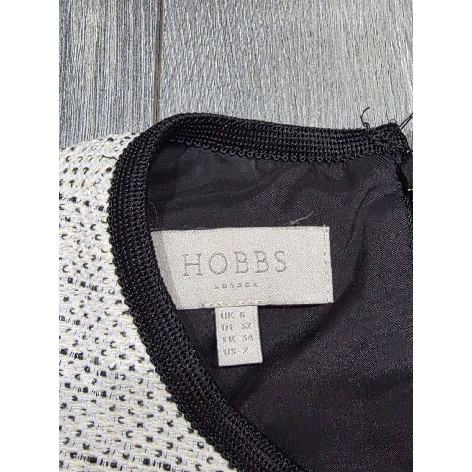 & Other Stories Hobbs Black And White work Sheath Dress Size 2 A003342 Size XS / US 0-2 / IT 36-38 - 10 Thumbnail