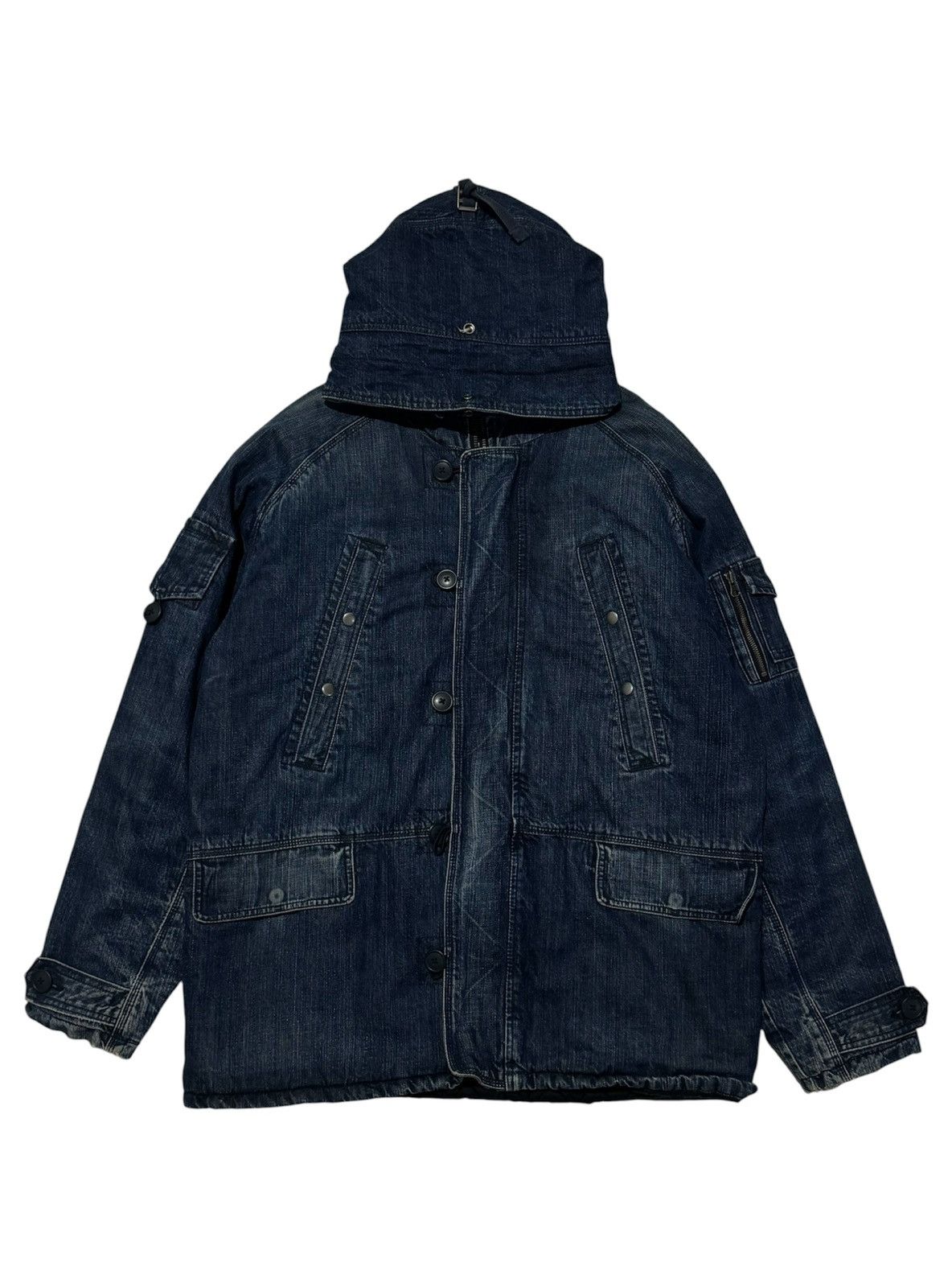 Gap GAP 2003s Denim N-3B Jacket Size US L / EU 52-54 / 3 - 2 Thumbnail