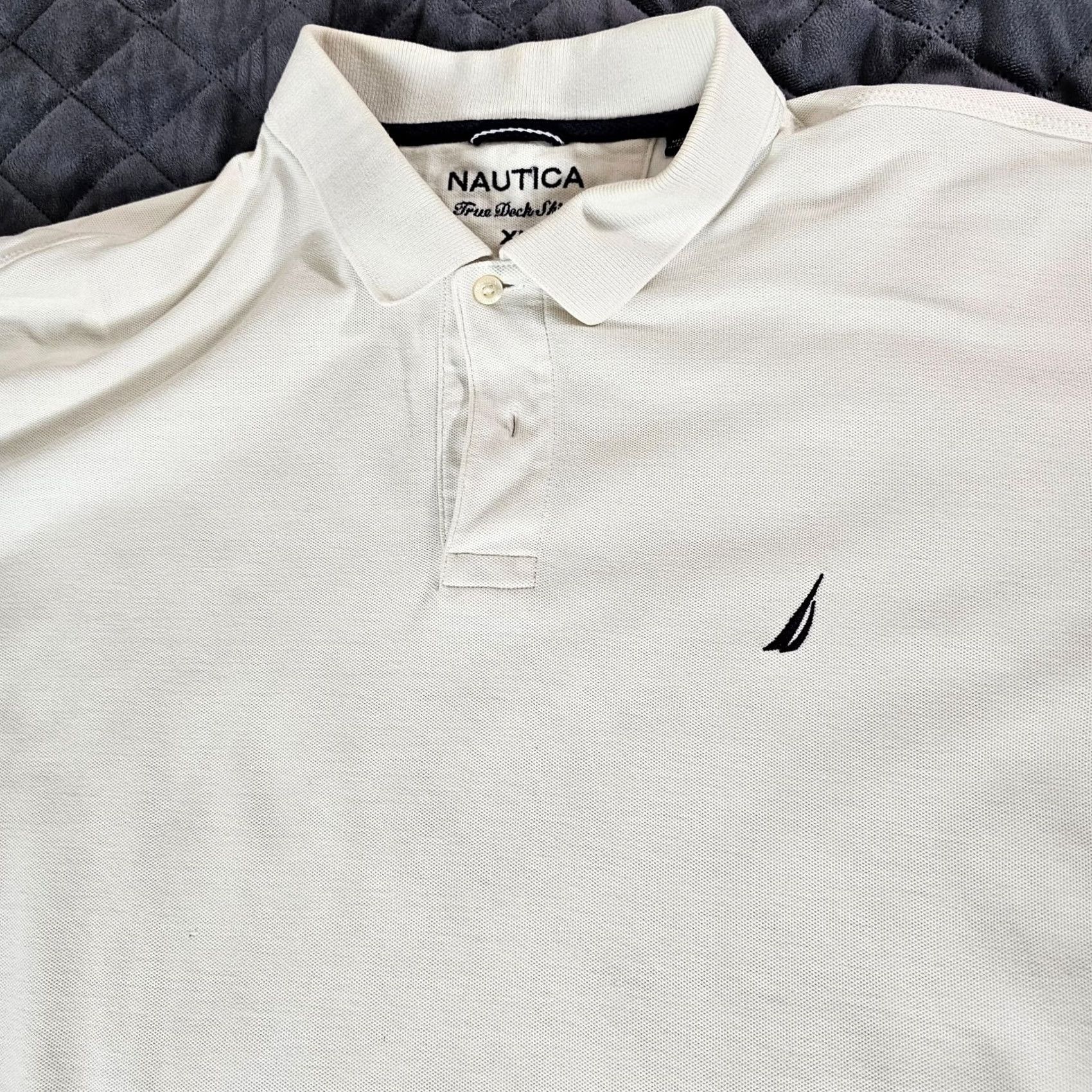 Nautica Nautica Performance Deck Shirt Polo True Deck Shirt Golf Classic Fit Men's XL White Size US XL / EU 56 / 4 - 3 Thumbnail