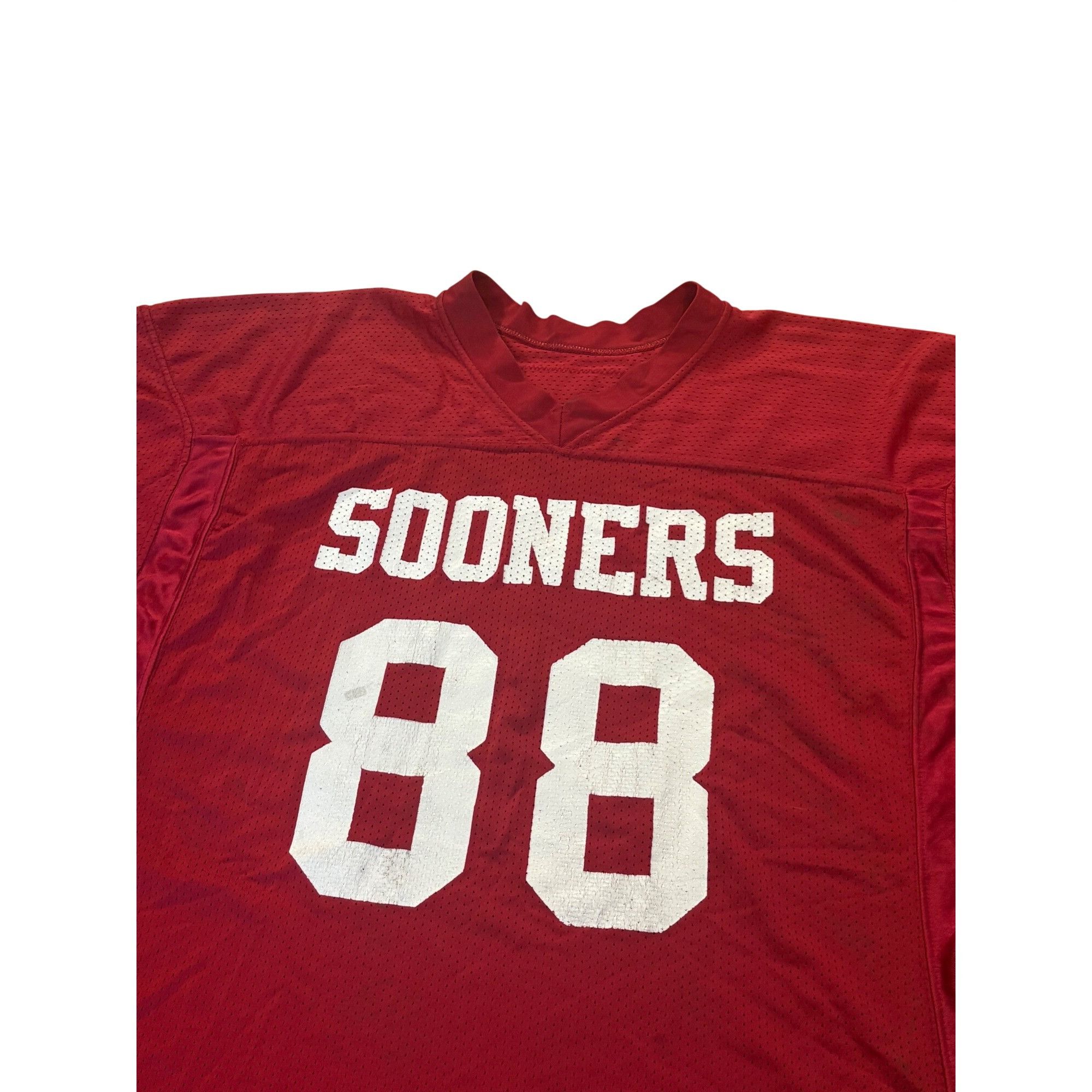 Russell Athletic Rare 90s Game Worn Oklahoma Sooners Tim Daughtry #88 Footbal Size US XL / EU 56 / 4 - 5 Thumbnail