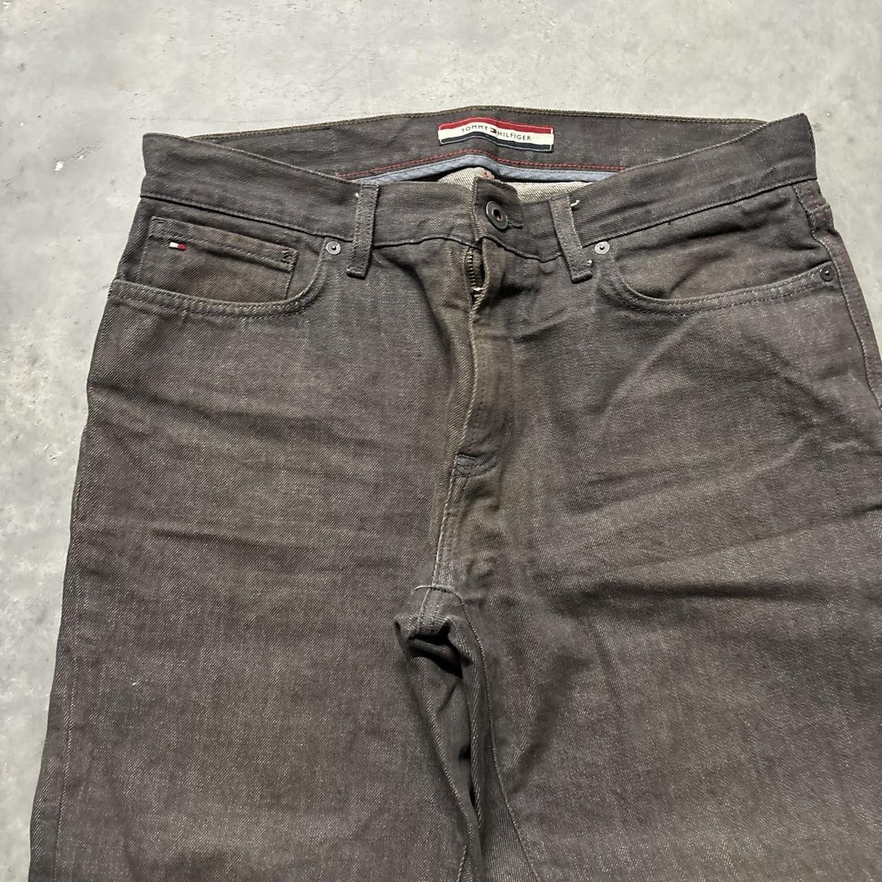 Tommy Hilfiger × Vintage Crazy Vintage Y2K/2000s Grunge Dark Wash Tommy Hilfiger Denim Jeans! Size US 34 / EU 50 - 5 Thumbnail