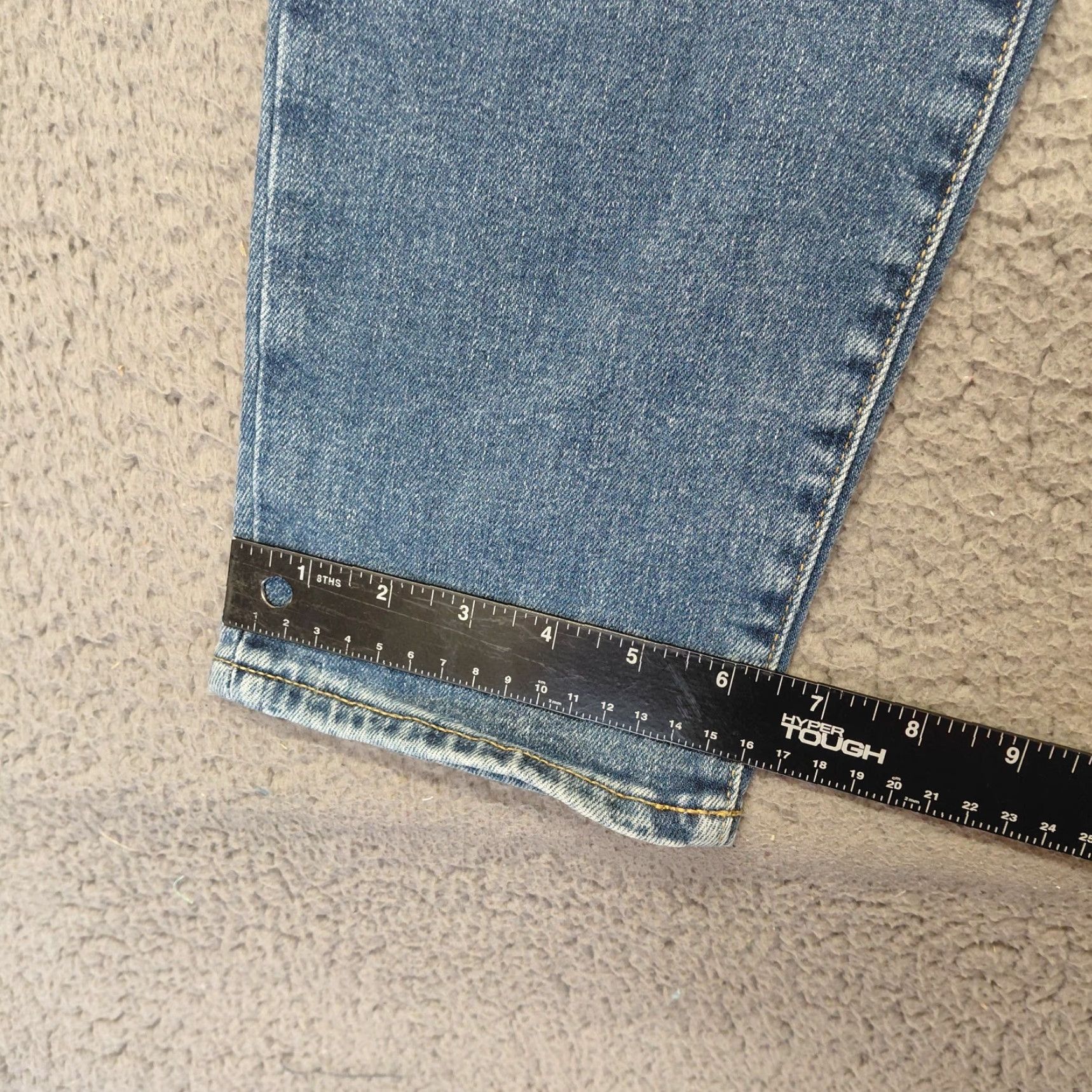 Old Navy Old Navy Jeans Womens 14L Blue O.G. Straight High Rise Secret Smooth Pocket 5-Pocket Denim Collection Regular Womens Jeans Size 36" / US 14 / IT 50 - 7 Thumbnail