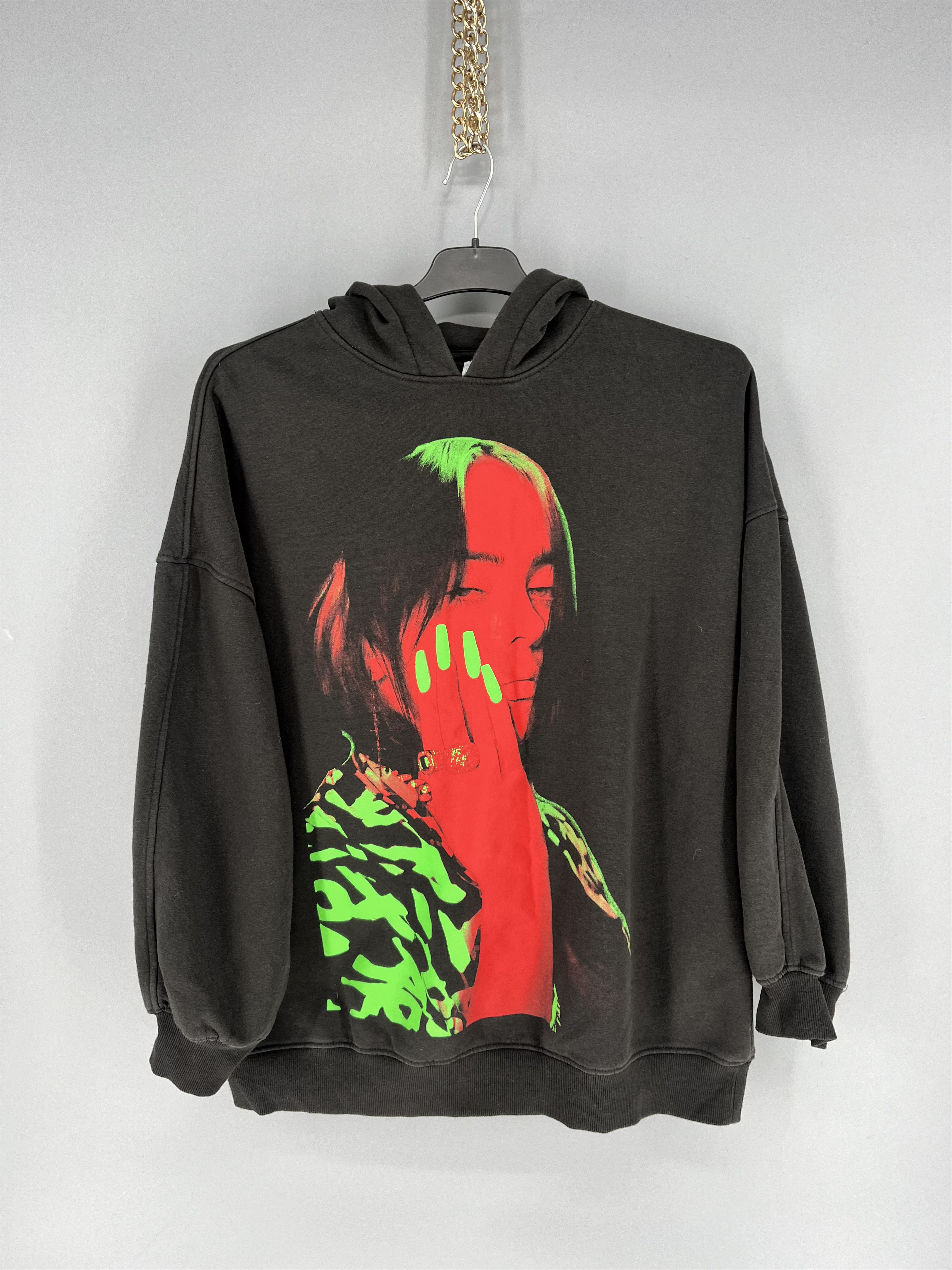 Billie Eilish Vintage Y2K Billie Eilish Oversize Hoodie Size:S Size US S / EU 44-46 / 1 - 6 Thumbnail