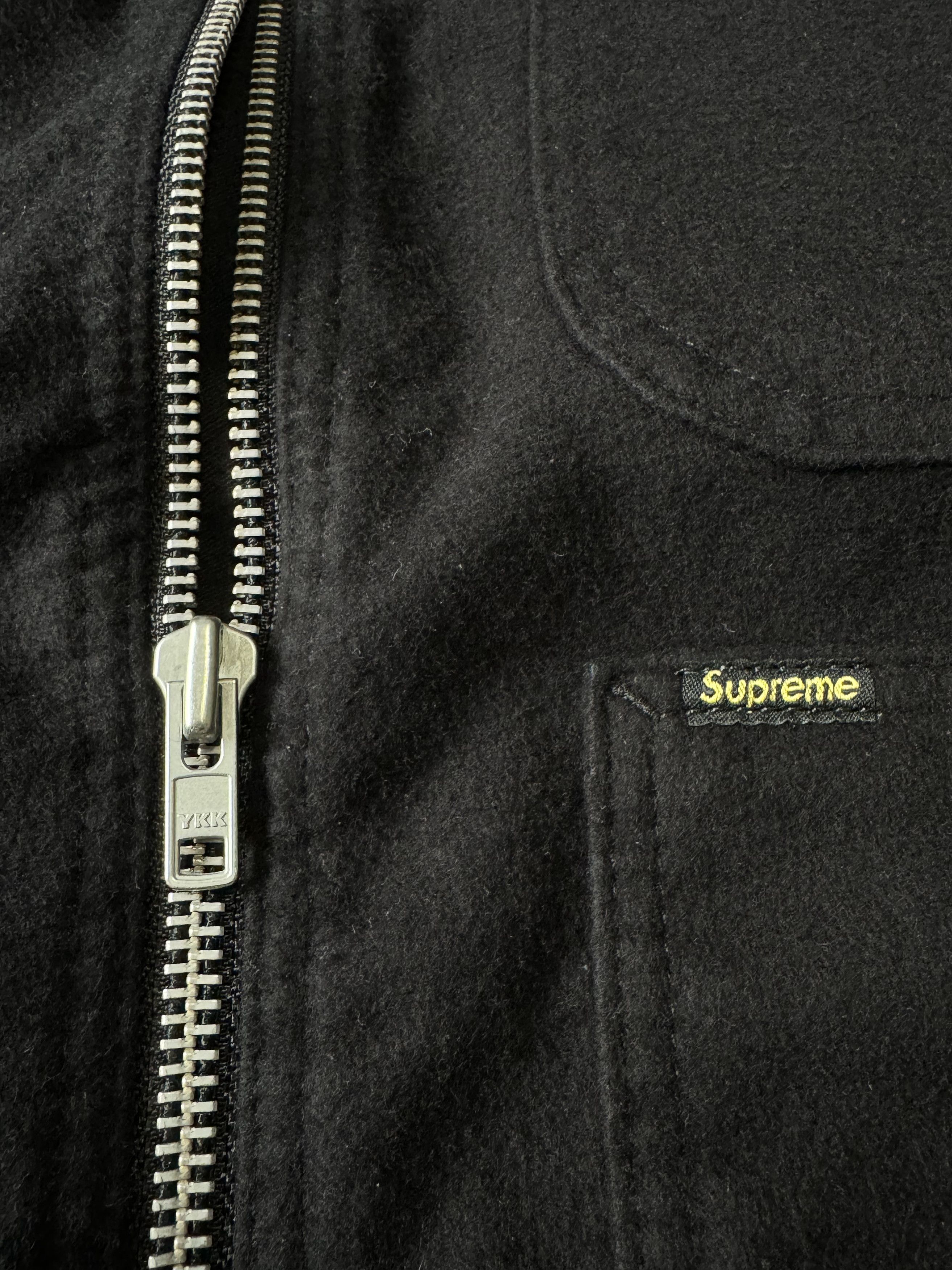 Supreme Supreme Moleskin work coat - Black Size US L / EU 52-54 / 3 - 4 Thumbnail