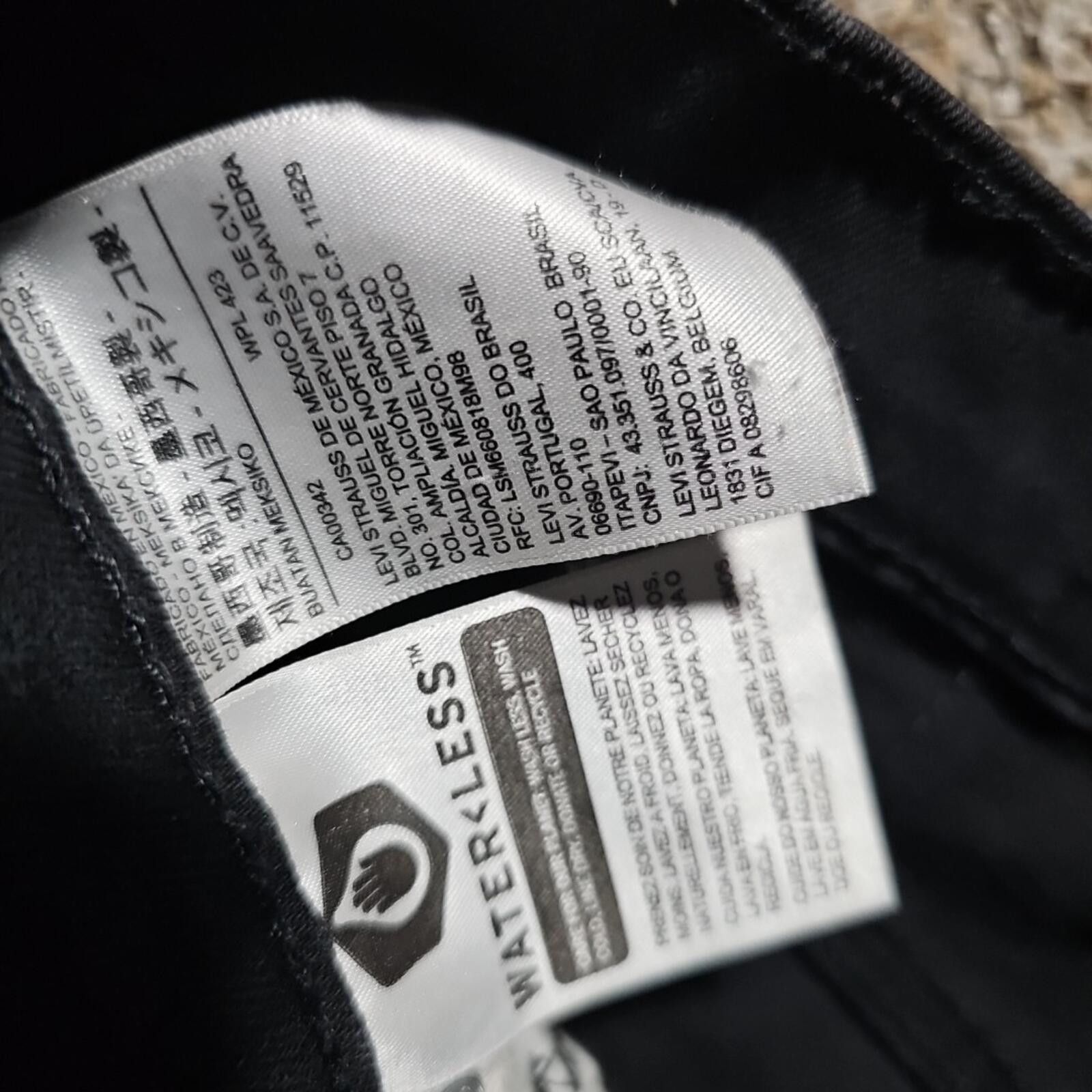Levi's Levi's 511 Black 30x30 Jeans Size US 30 / EU 46 - 3 Thumbnail