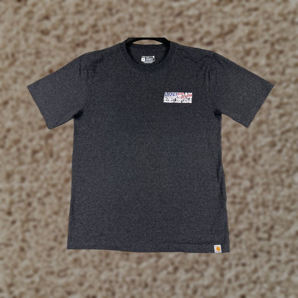 Carhartt Carhartt Shirt Mens Medium Gray Dark Heather Relaxed Fit Cotton Blend Workwear T-Shirt Logo Embroidered Mens 90s Theme (If '90s' not applicable omit) Size US M / EU 48-50 / 2 - 1 Thumbnail