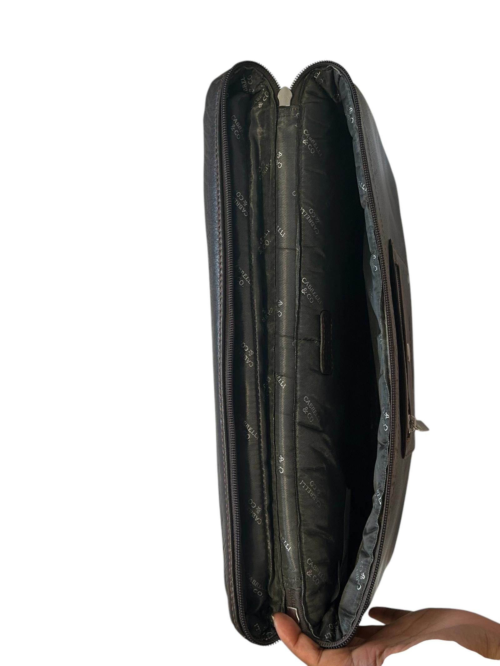 Designer Stylish Leather Laptop Sleeve by Campbell & Co. Size ONE SIZE - 4 Thumbnail