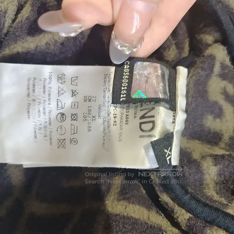 Fendi Fendi Monogrammed double-F all-over print polar fleece ted Size US XL / EU 56 / 4 - 4 Thumbnail