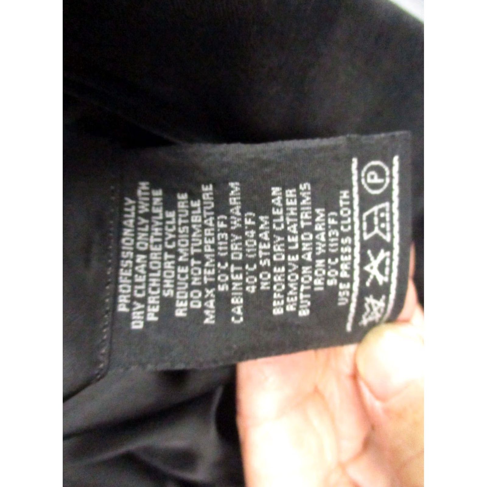 Vintage Hickey Freeman Solid Black Wool Blazer Jacket 48R EUC Mens Blazer Size 48R - 7 Thumbnail