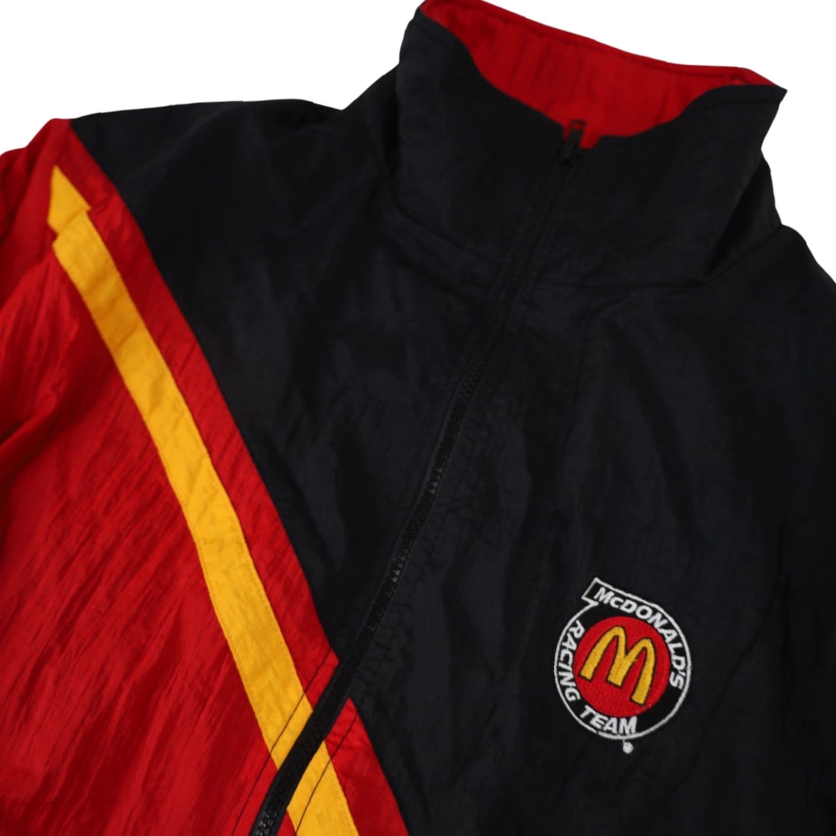 Vintage VINTAGE Race Day McDonalds Racing Windbreaker JacketXL Red Mens Size US XL / EU 56 / 4 - 4 Thumbnail