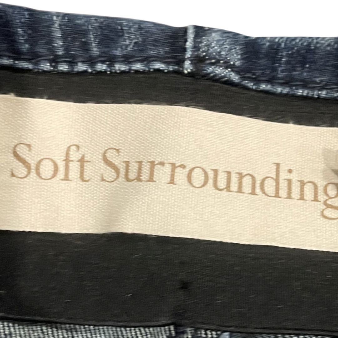 Soft Surroundings Stretch Pull On Elastic Waist Denim Jeans Pants Large Casual Size 32" / US 10 / IT 46 - 3 Thumbnail