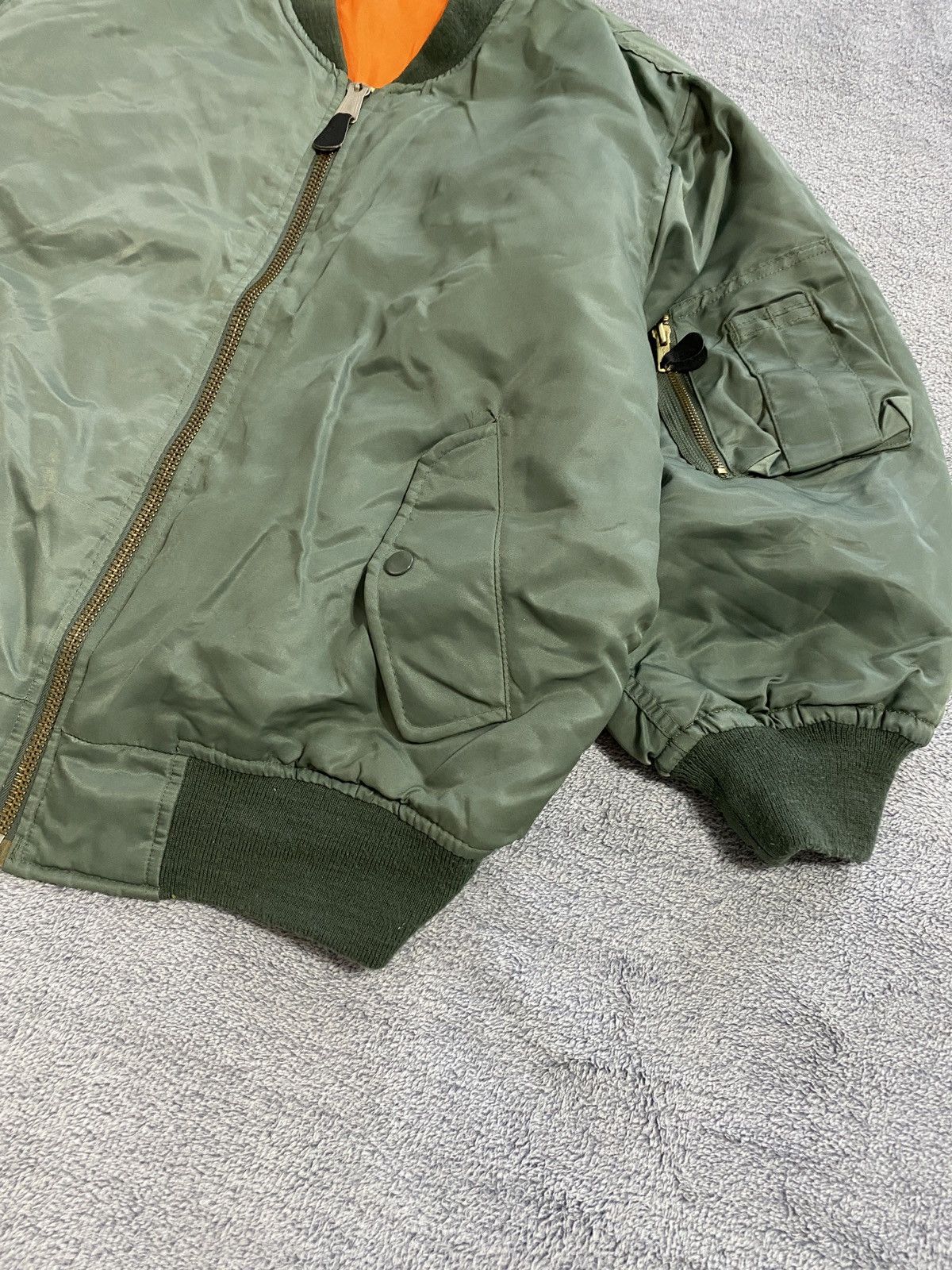 Other Vintage 90s Reversible bomber MA1 Military jacket Flayers Size US M / EU 48-50 / 2 - 8 Thumbnail