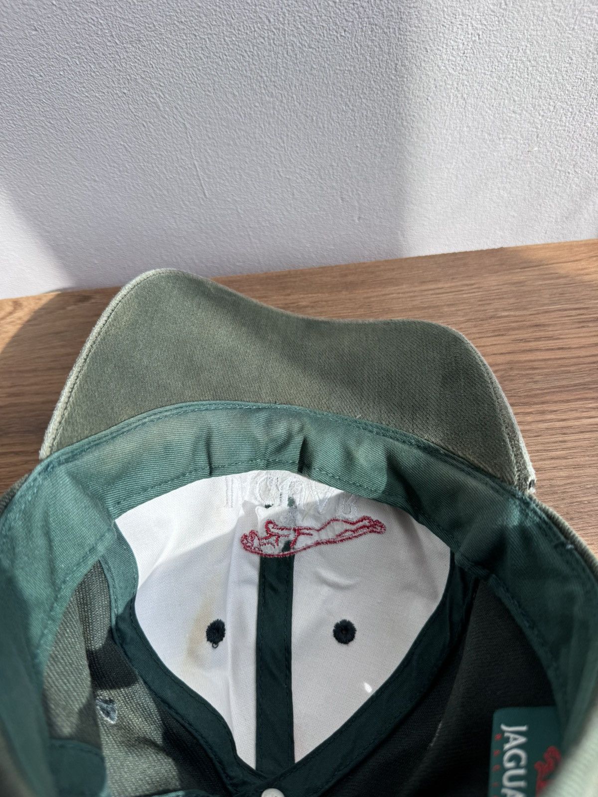 Vintage Jaguar Racing Formula One F1 Big Logo Green Cap Bintage 90s Size ONE SIZE - 10 Thumbnail
