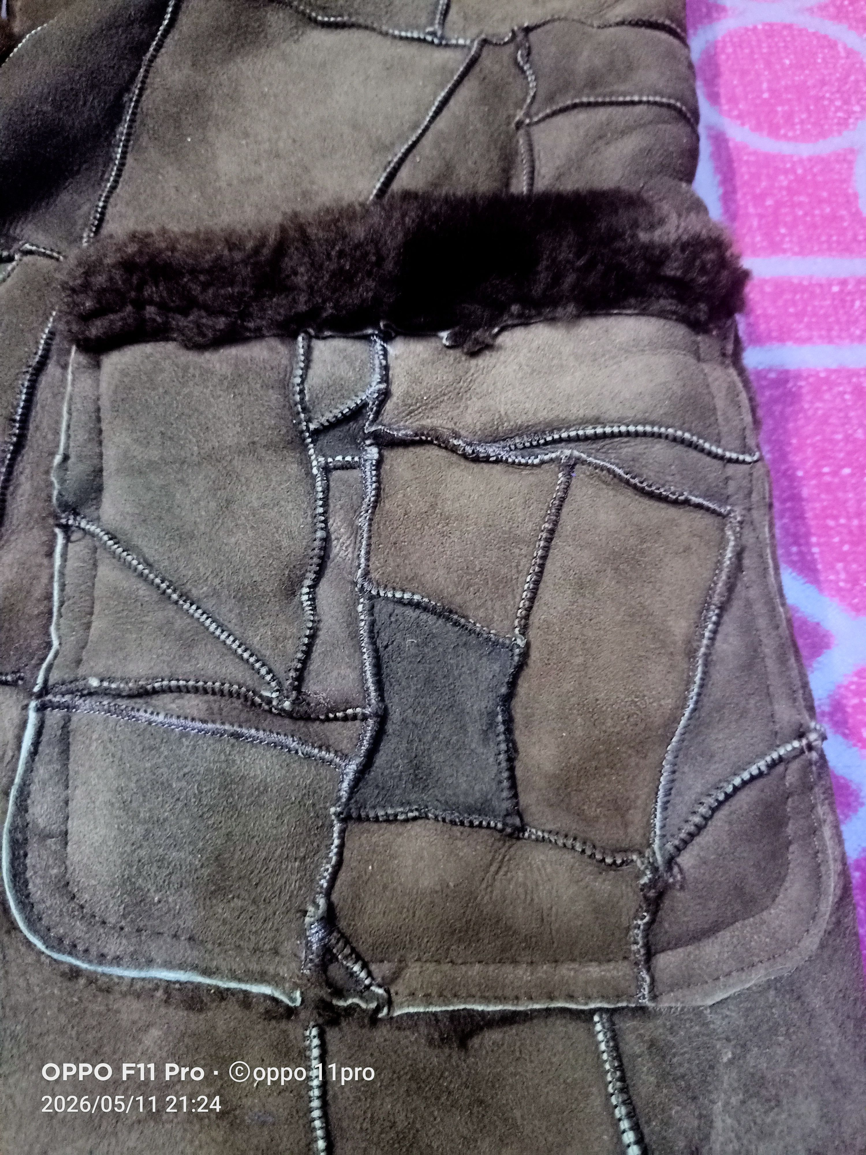 Other 💥Vintage Vest Sheepskin Leathers Patchwork 💥 Size US M / EU 48-50 / 2 - 2 Thumbnail