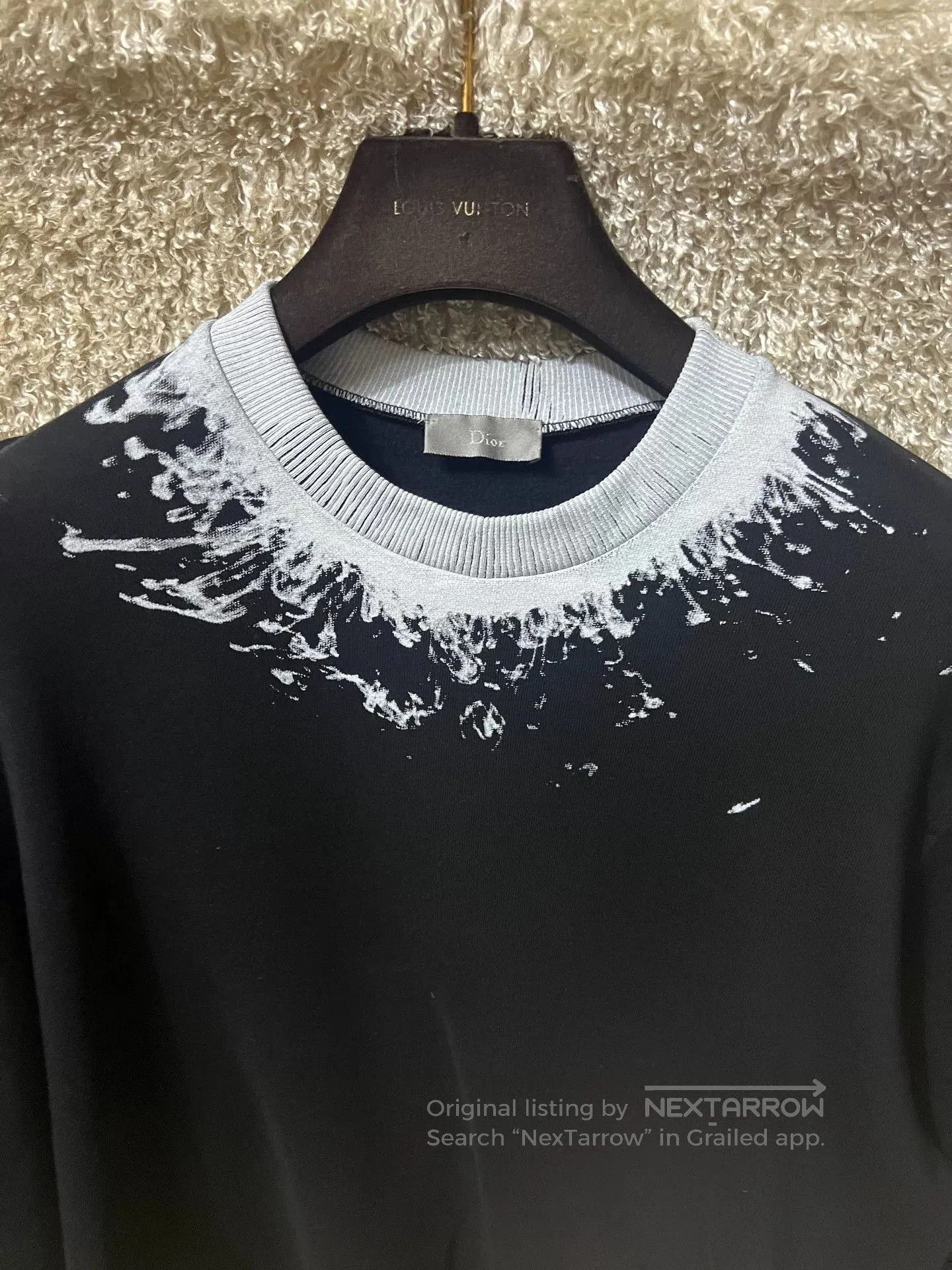 Dior Dior Homme Men's Splatter Crewneck Sweatshirt. Size US S / EU 44-46 / 1 - 4 Thumbnail