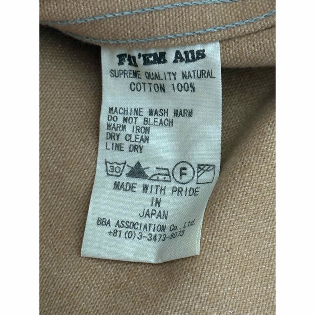 FilMelange Fil' Em Alls Brown Duck Cotton Coverall Jacket (Size 3) Size US S / EU 44-46 / 1 - 8 Thumbnail