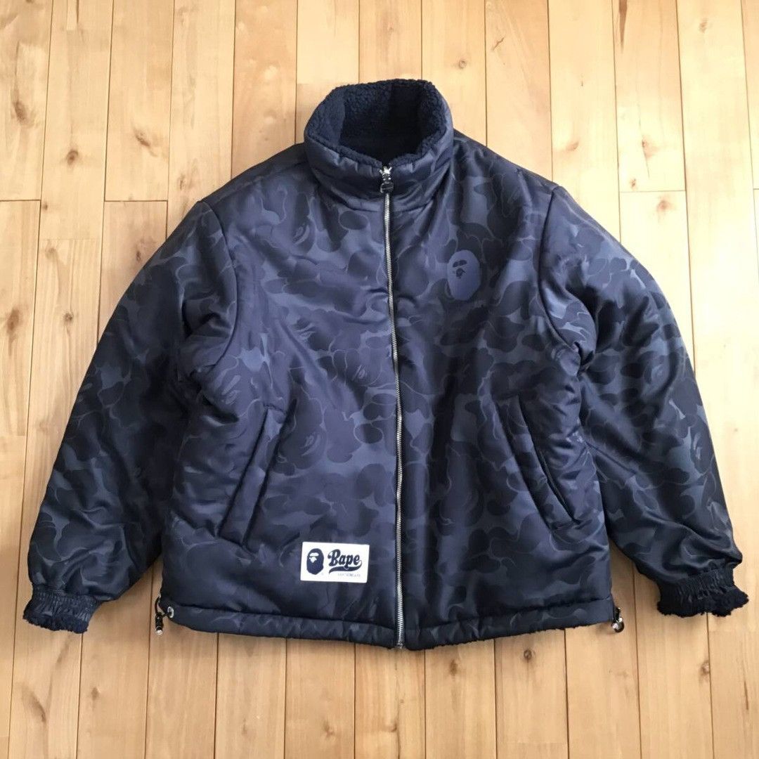 Bape 🔥Reversible🔥 BAPE CAMO Boa Fleece Jacket a bathing ape Size US M / EU 48-50 / 2 - 4 Thumbnail