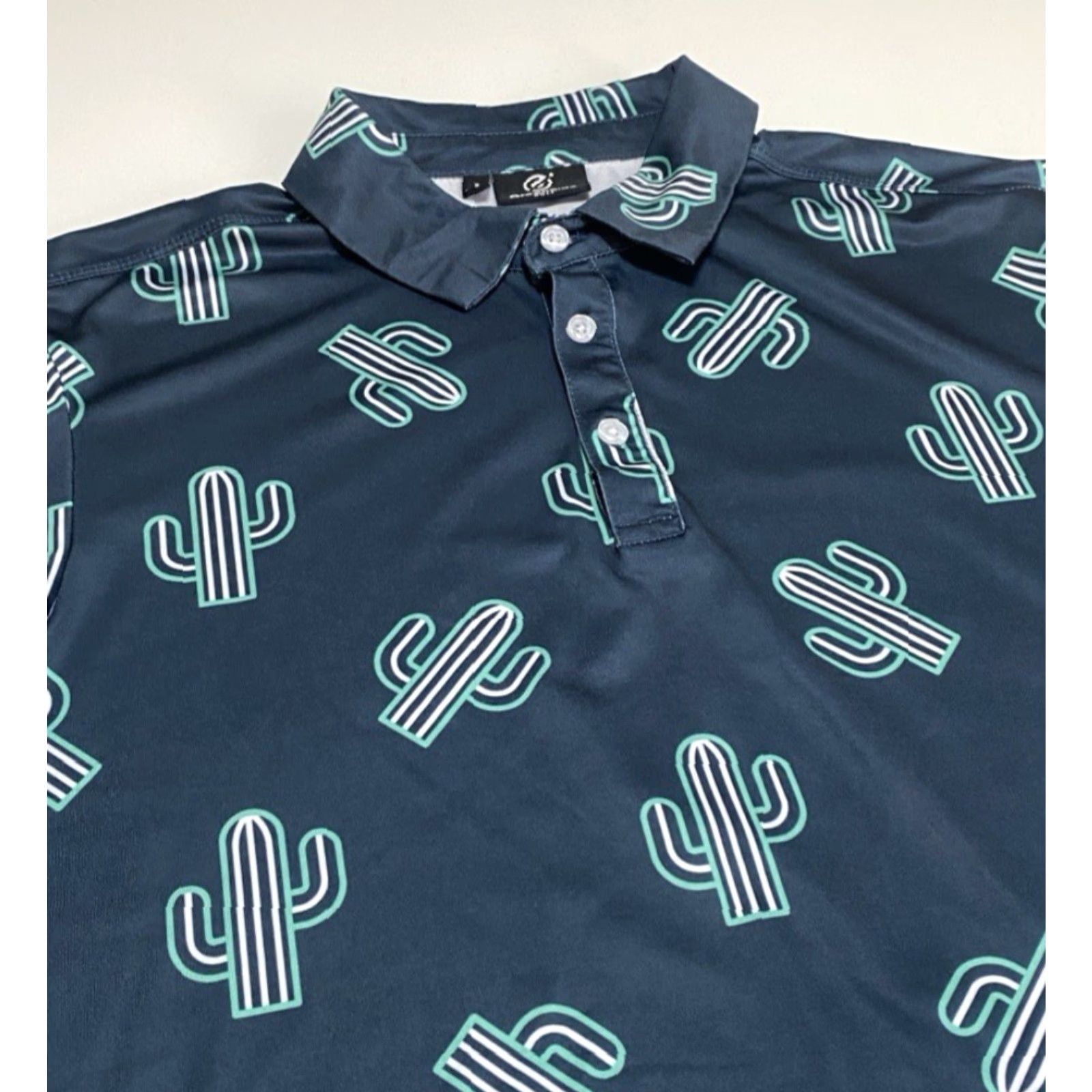 Vintage VINTAGE GreenSide Men’s Golf Polo Shirt Short Sleeve Collared Breathable Lightweight Casual Activewear Sz S Blue/Green Likely 90s Sports Mens Size US S / EU 44-46 / 1 - 4 Thumbnail