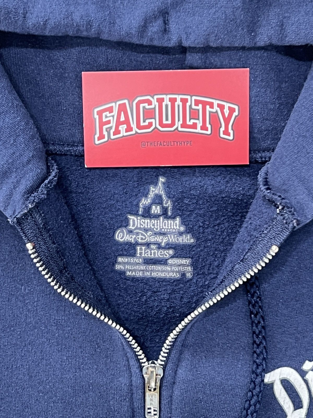 Disney Vintage Disneyland Mickey Mouse Full Zip Hoodie Medium Size US M / EU 48-50 / 2 - 3 Thumbnail