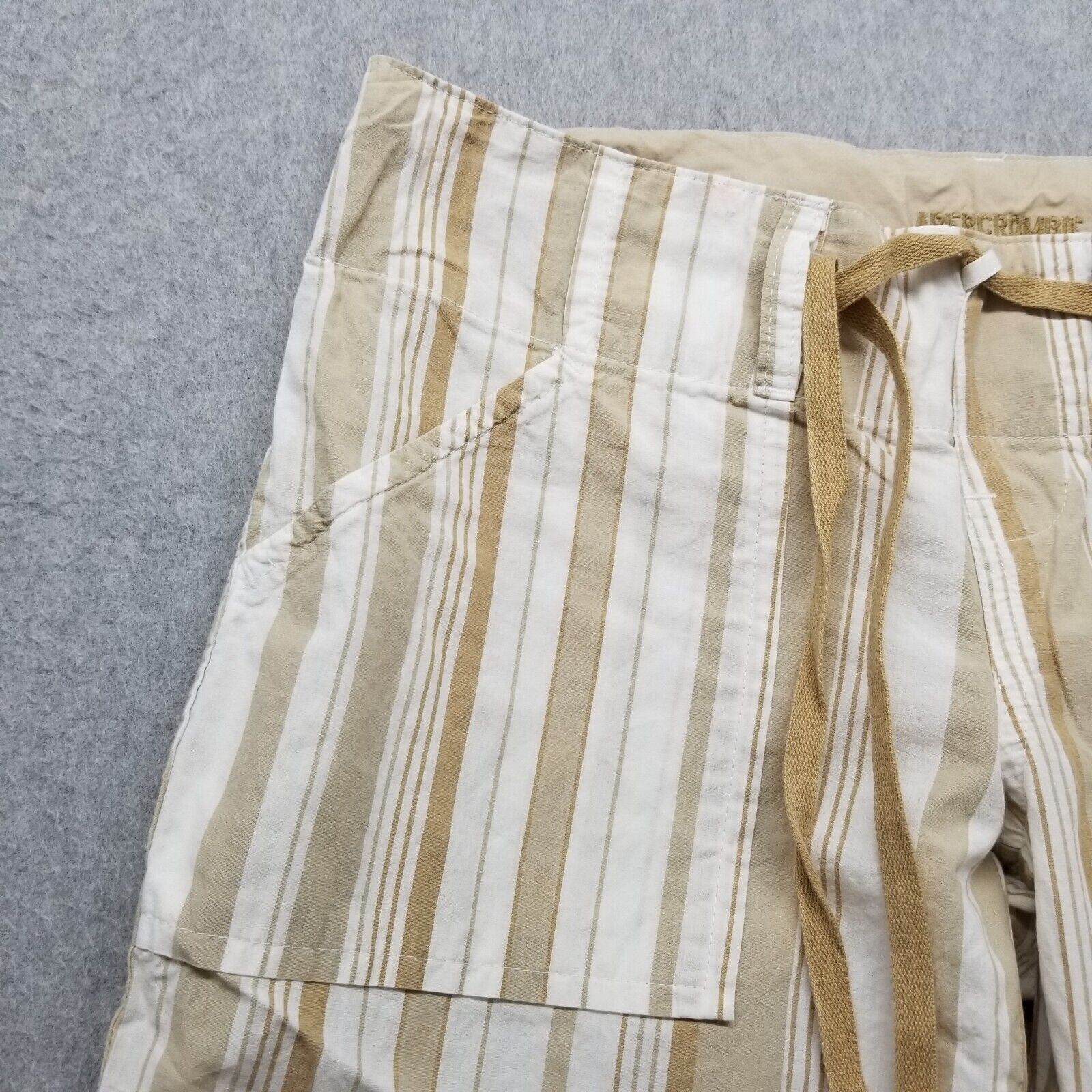 Abercrombie & Fitch Abercrombie & Fitch Pants Womens Flared Pockets Drawstring Size 30" / US 8 / IT 44 - 5 Thumbnail