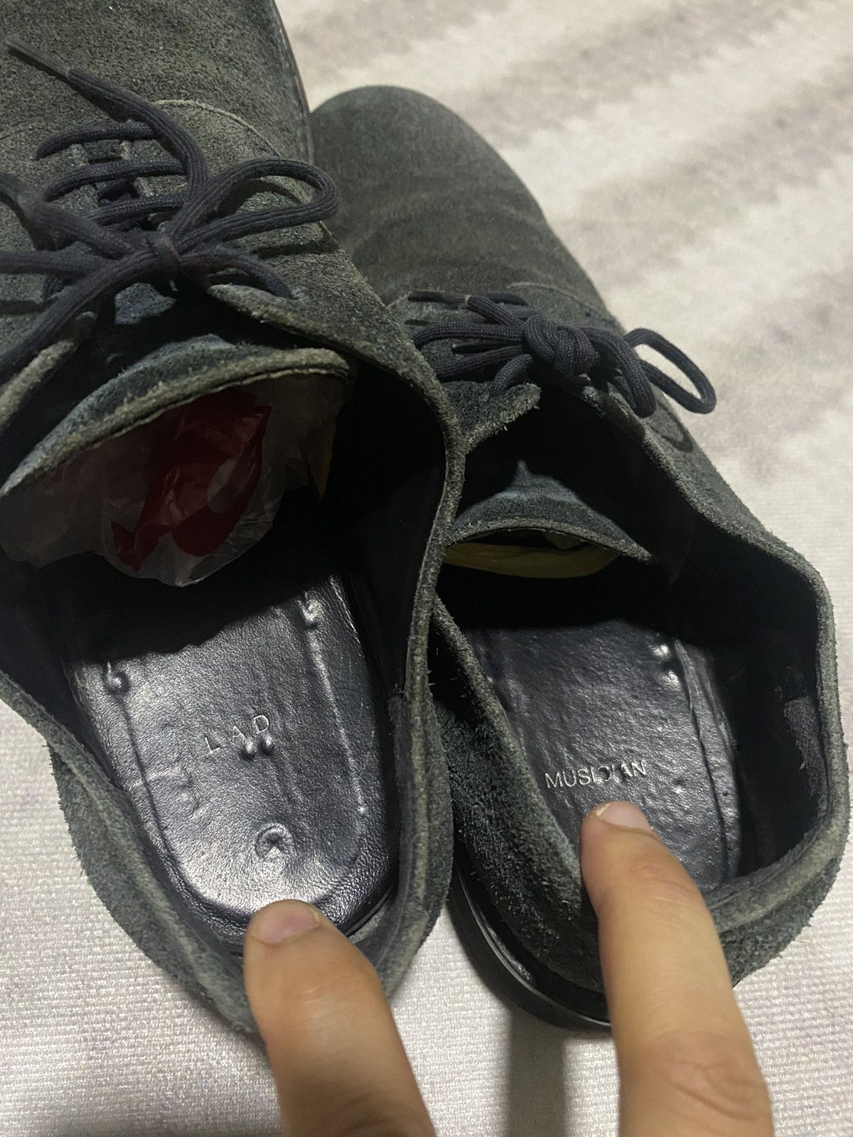 If Six Was Nine × Japanese Brand × Lad Musician OG Lad Musician Faux Suede Belly Button Creepers Shoes Size US 12.5 / EU 45-46 - 8 Thumbnail