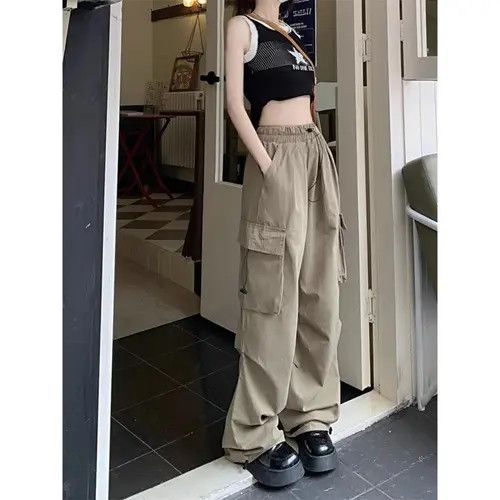 Japanese Brand × Vintage Women's Pants Casual Joggers Tech Cargo Size 32" / US 10 / IT 46 - 2 Thumbnail