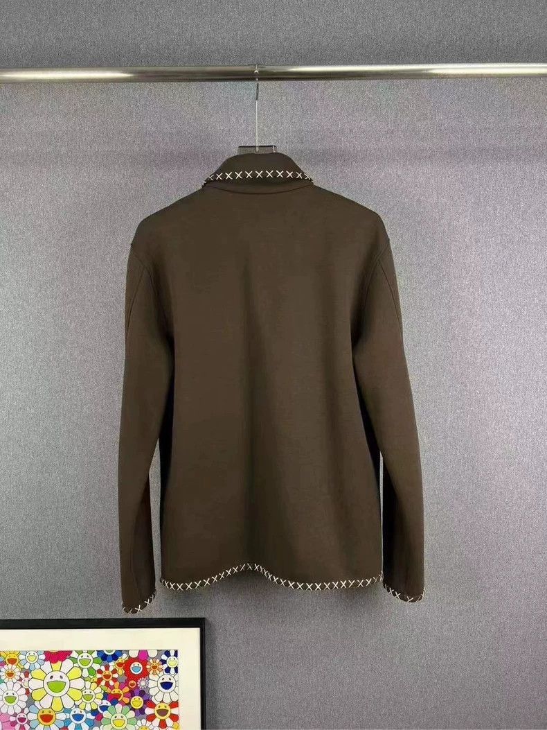 Louis Vuitton Louis Vuitton Brown Embroidered Jacket-2506 Size US M / EU 48-50 / 2 - 2 Thumbnail