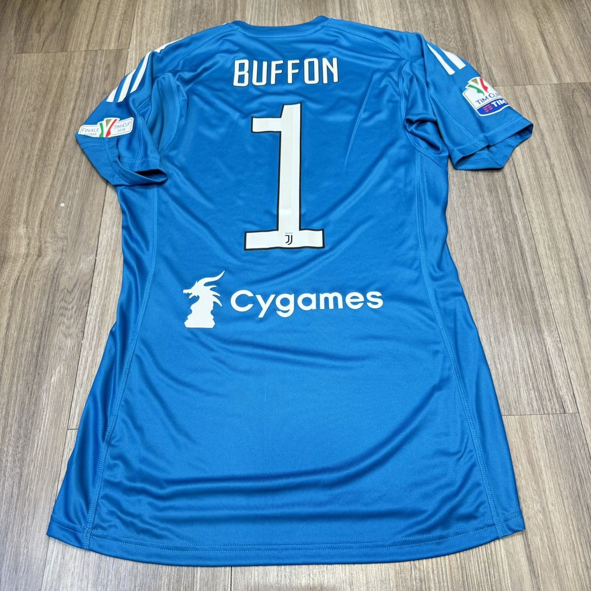Adidas Juventus 2018 tim cup final player issue shirt #1 Buffon Size US S / EU 44-46 / 1 - 2 Thumbnail
