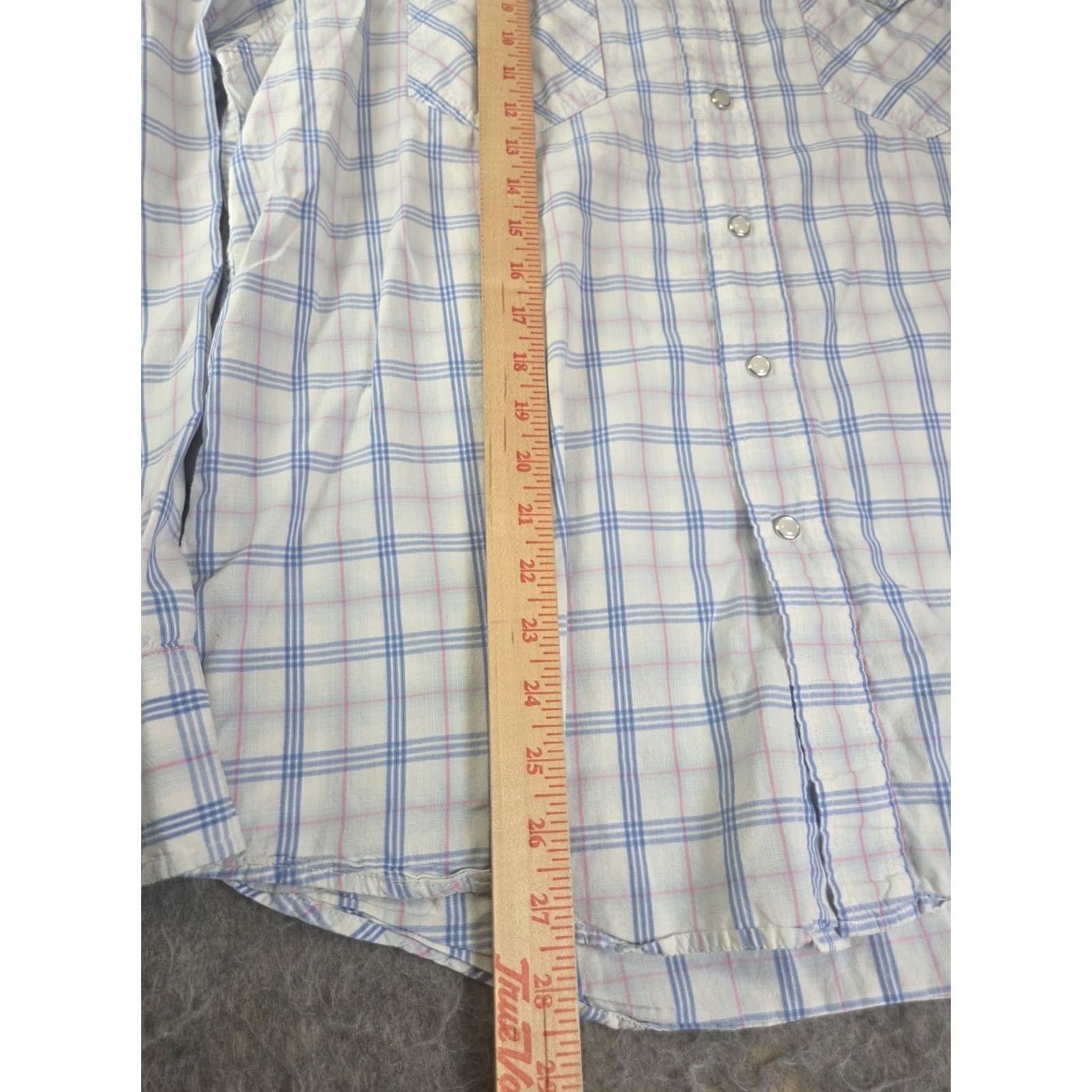 Aeropostale Aeropostale Mens Shirt Button Up Western Pearl Snap Plaid Large Size US L / EU 52-54 / 3 - 6 Thumbnail