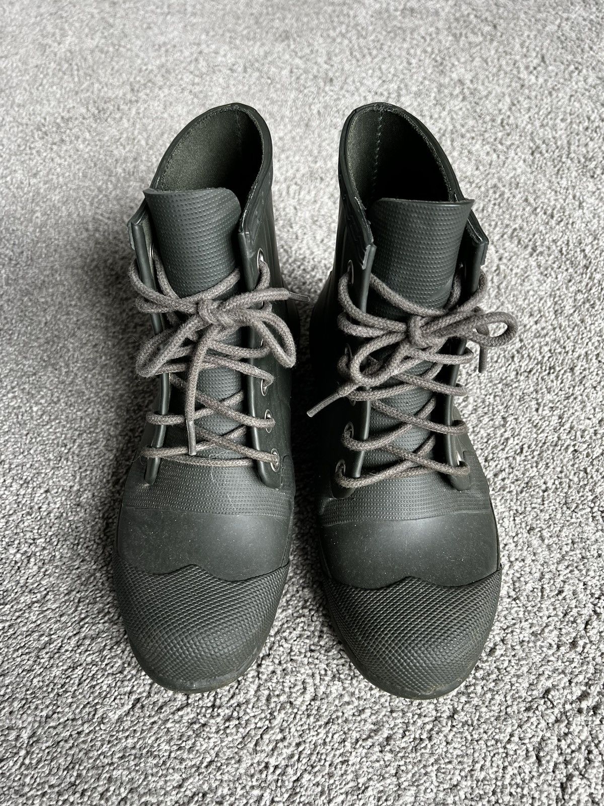Hunter Hunter Boots Original Rubber Lace Up Boots, Dark Olive, 7 Size US 6.5 / EU 39-40 - 4 Thumbnail