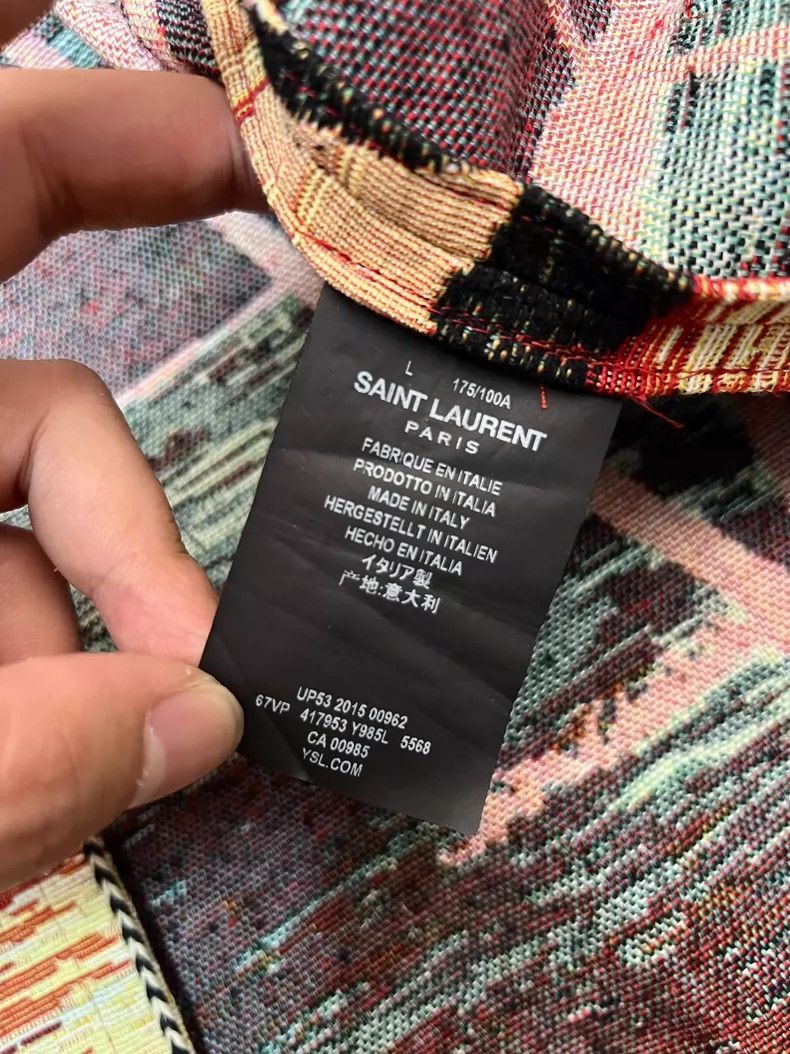Saint Laurent Paris Saint Laurent Sunset Palm Cape Jacket-2507 Size US L / EU 52-54 / 3 - 5 Thumbnail
