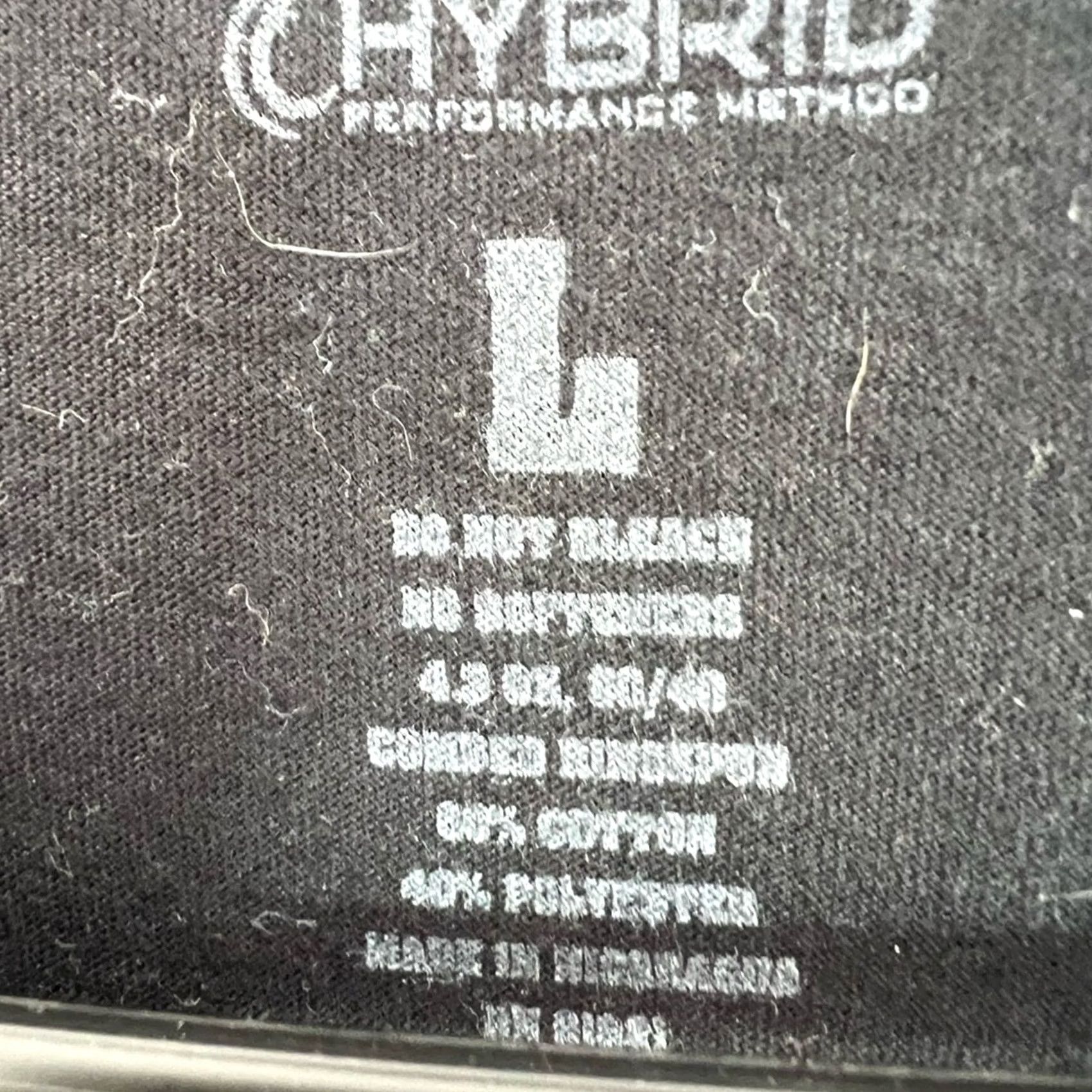 Vintage Hybrid Apparel MIAMI Shirt L Men Black Barbell Club Performance Powerlifting Size US L / EU 52-54 / 3 - 3 Thumbnail
