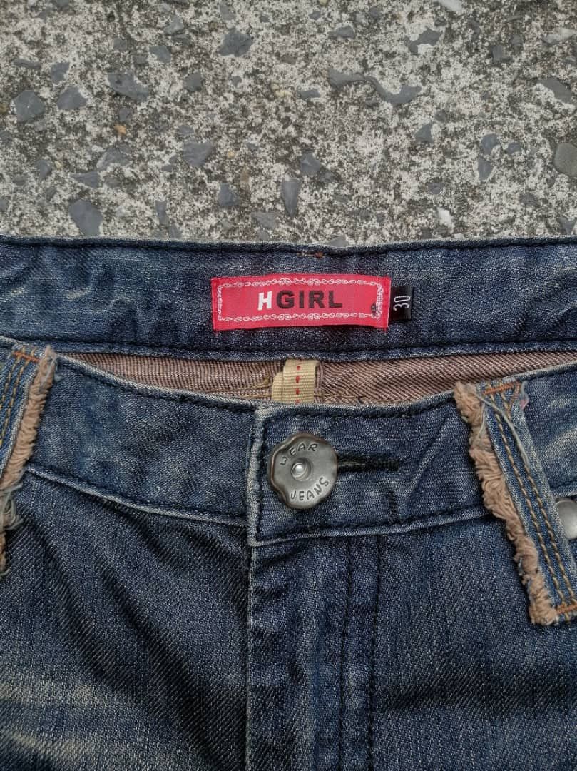 Other H Girl Nice Design Distressed Denim Size 32" / US 10 / IT 46 - 5 Thumbnail