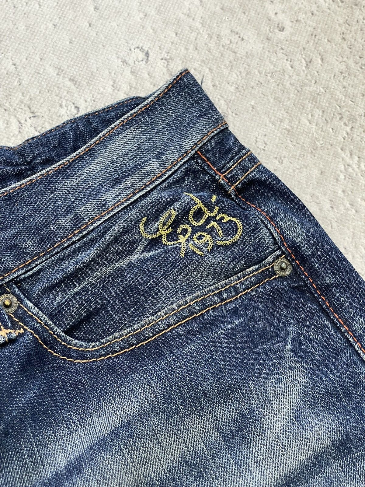 Christian Audigier Edhardy fasgion jeans y2k hype denim distressed Size US 34 / EU 50 - 5 Thumbnail