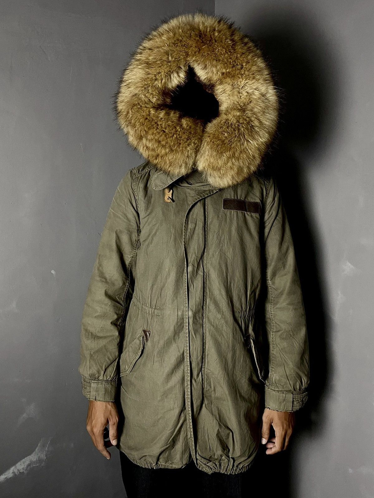 If Six Was Nine × Japanese Brand × Le Grande Bleu (L.G.B.) 2000s G.O.A. Faux Fur Fishtail with inner Jacket Size US M / EU 48-50 / 2 - 7 Thumbnail