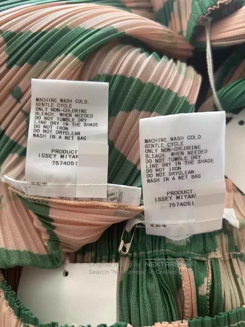 Issey Miyake Issey Miyake Green and Pink Starbucks Coat Size L / US 10 / IT 46 - 3 Thumbnail