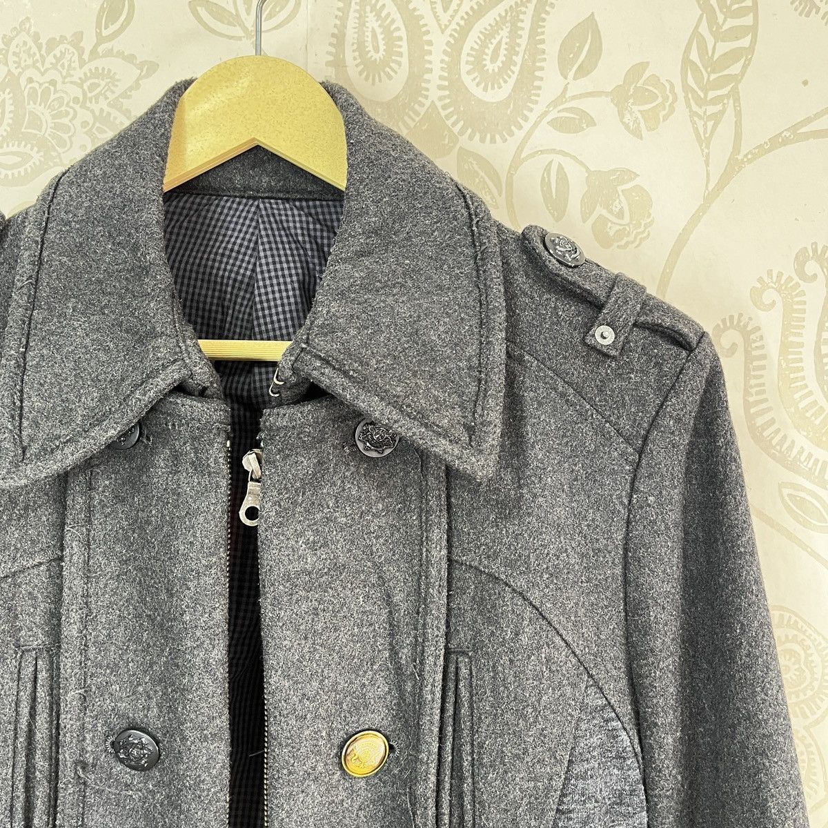 PPFM × Vintage Vintage PPFM Fishtail Double Breasted Wool Jacket Size US M / EU 48-50 / 2 - 6 Thumbnail