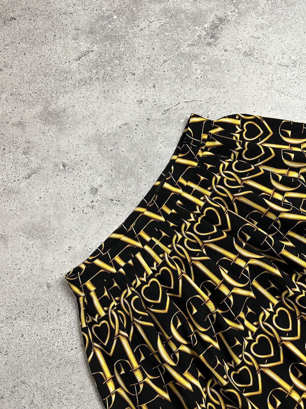 Love Moschino Love Moschino Full All Print Barocco Skirt Women’s Size Us 8 Size 30" / US 8 / IT 44 - 4 Thumbnail