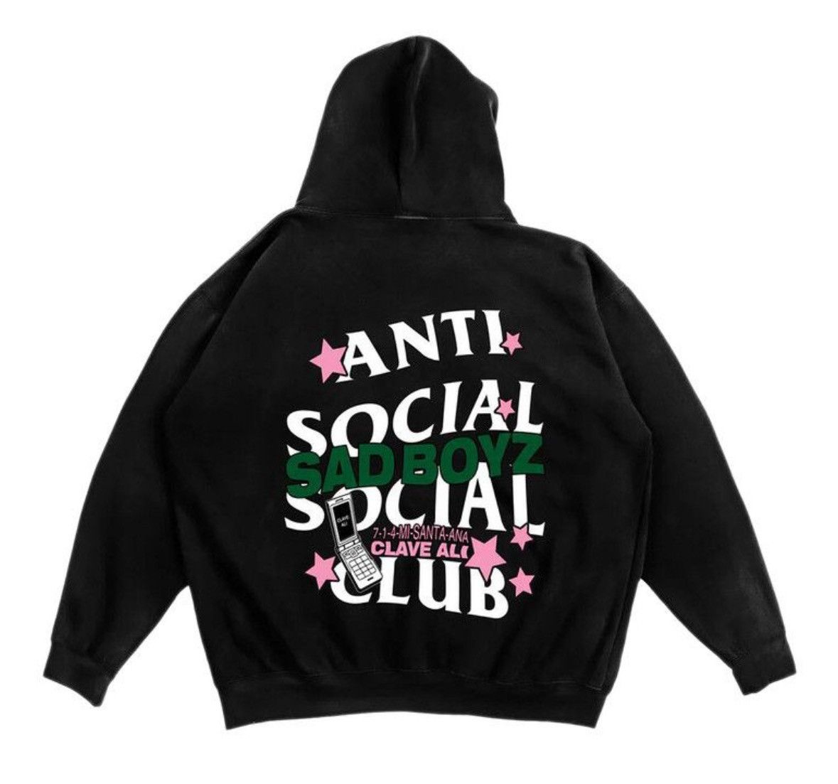Anti Social Social Club × Playboy ASSC x Play Boy Hoodie Black