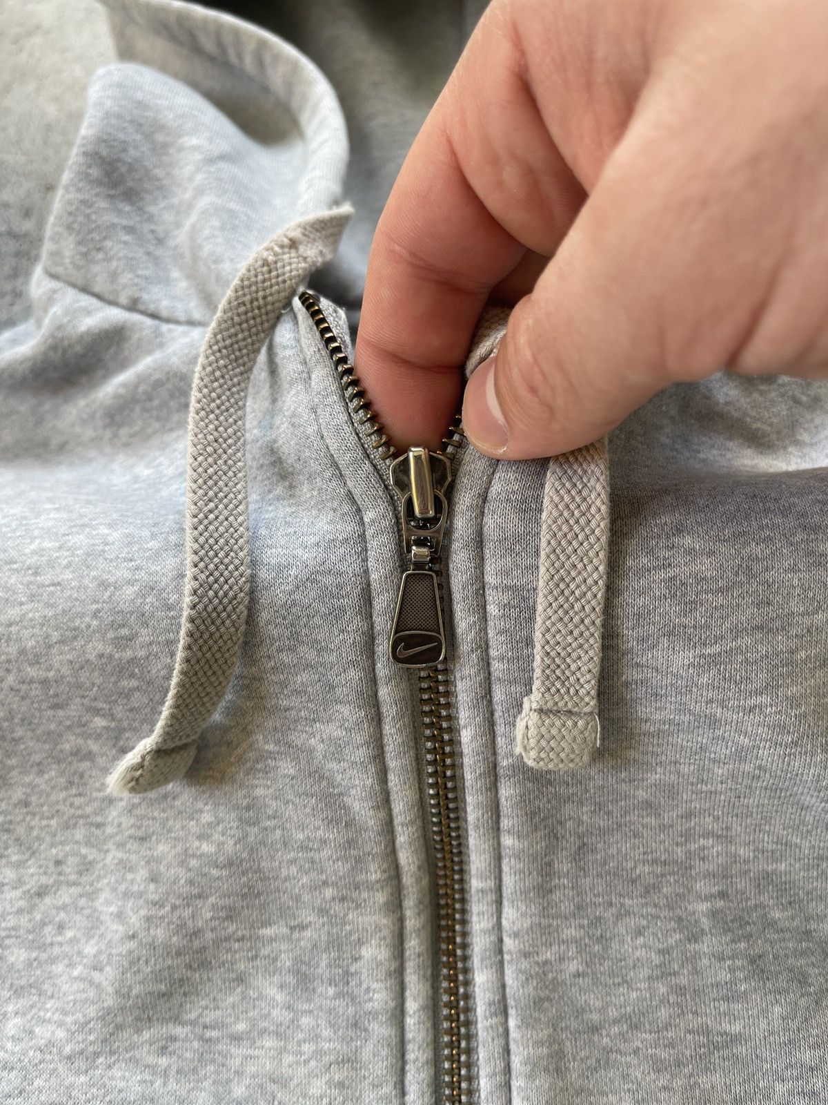 Nike × Vintage Nike Zip Hoodie distressed Vintage Y2K Oversized Streetwear Size US M / EU 48-50 / 2 - 13 Thumbnail