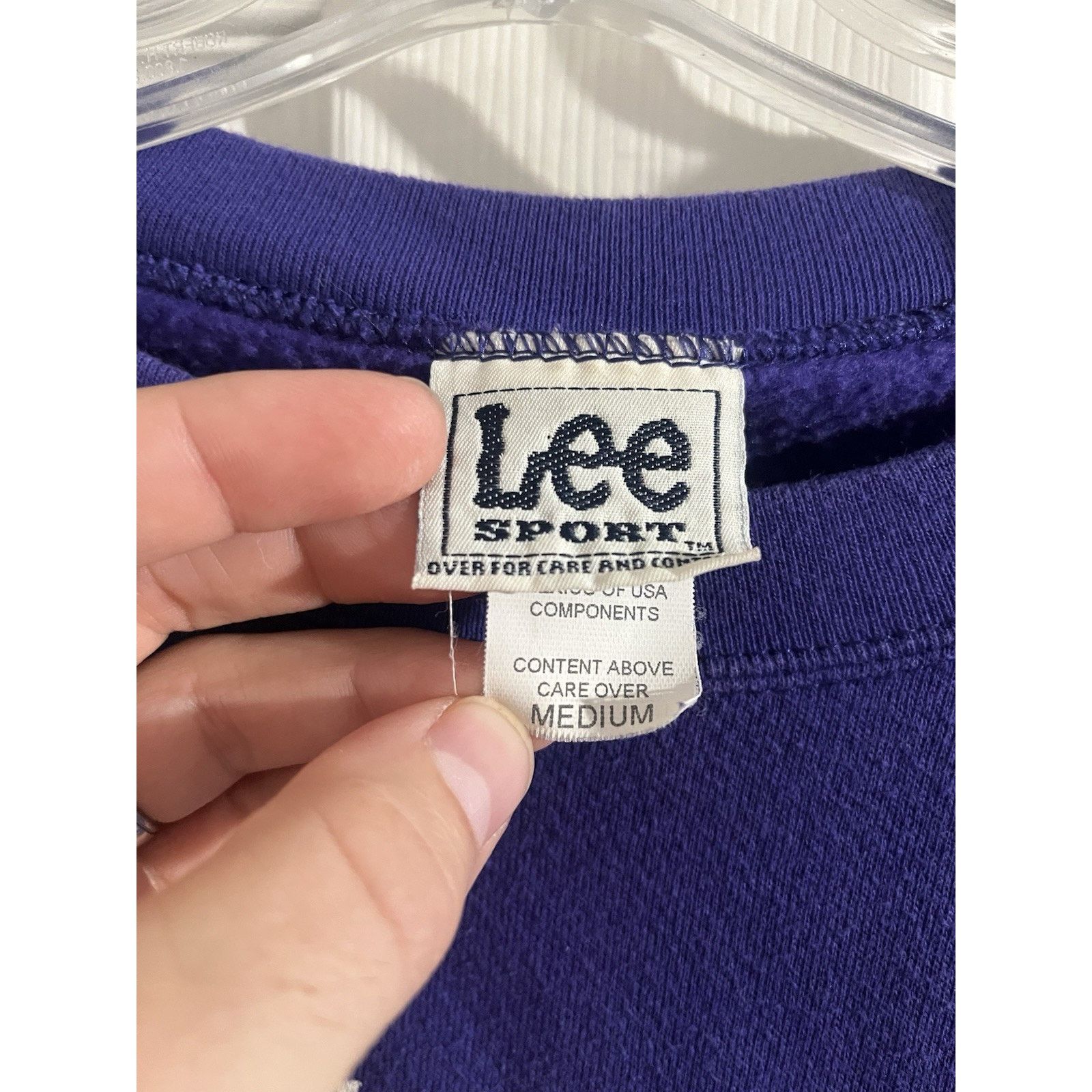Lee Vtg/Y2K Minnesota Vikings Sweatshirt Sz Med Purple Lee Sport Size US M / EU 48-50 / 2 - 2 Thumbnail