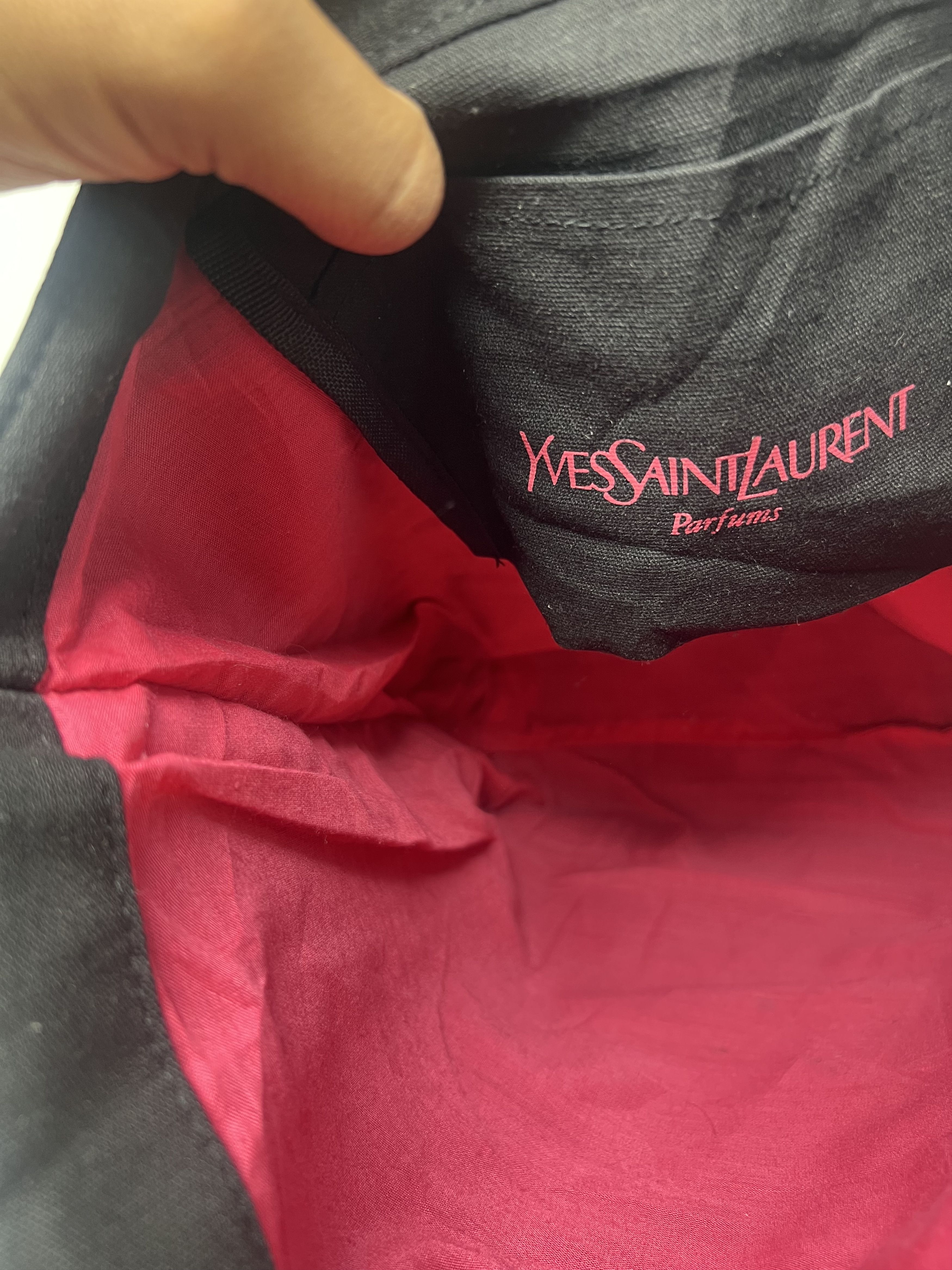 Yves Saint Laurent Yves Saint Laurent Parfums Ribbon Black Tote Bag Size ONE SIZE - 15 Thumbnail