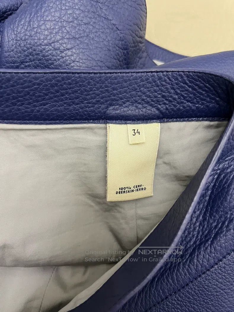 Hermes Hermes skinny pants, skirt pants, beautiful blue Size 42" / US 20 - 5 Thumbnail