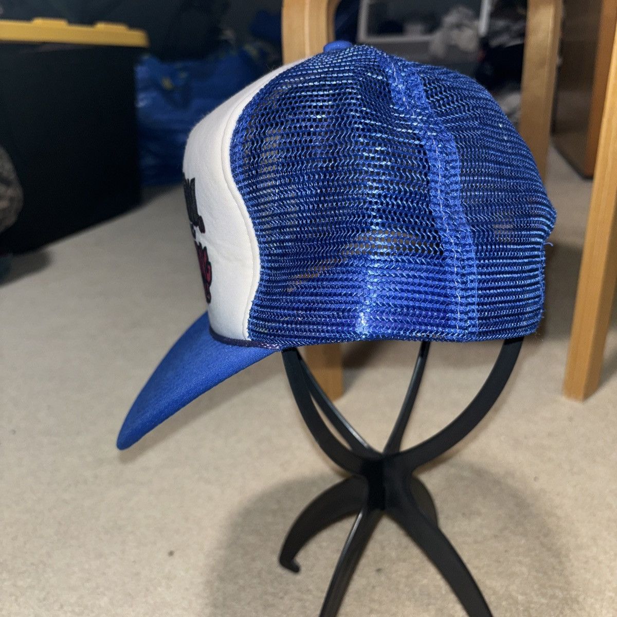 Vintage Vintage Funny Fishing Hat Snapback Trucker Mesh Cap Quote Size ONE SIZE - 3 Thumbnail