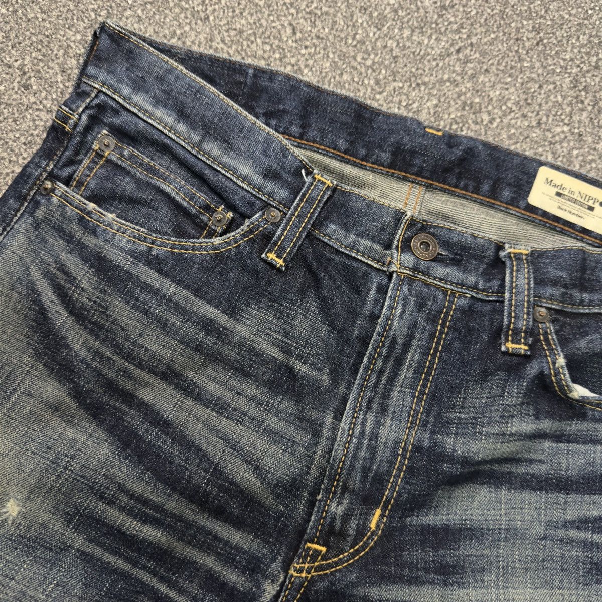 Japanese Brand 🔥🇯🇵 Back Number Limited Edition Denim Size US 33 - 14 Thumbnail