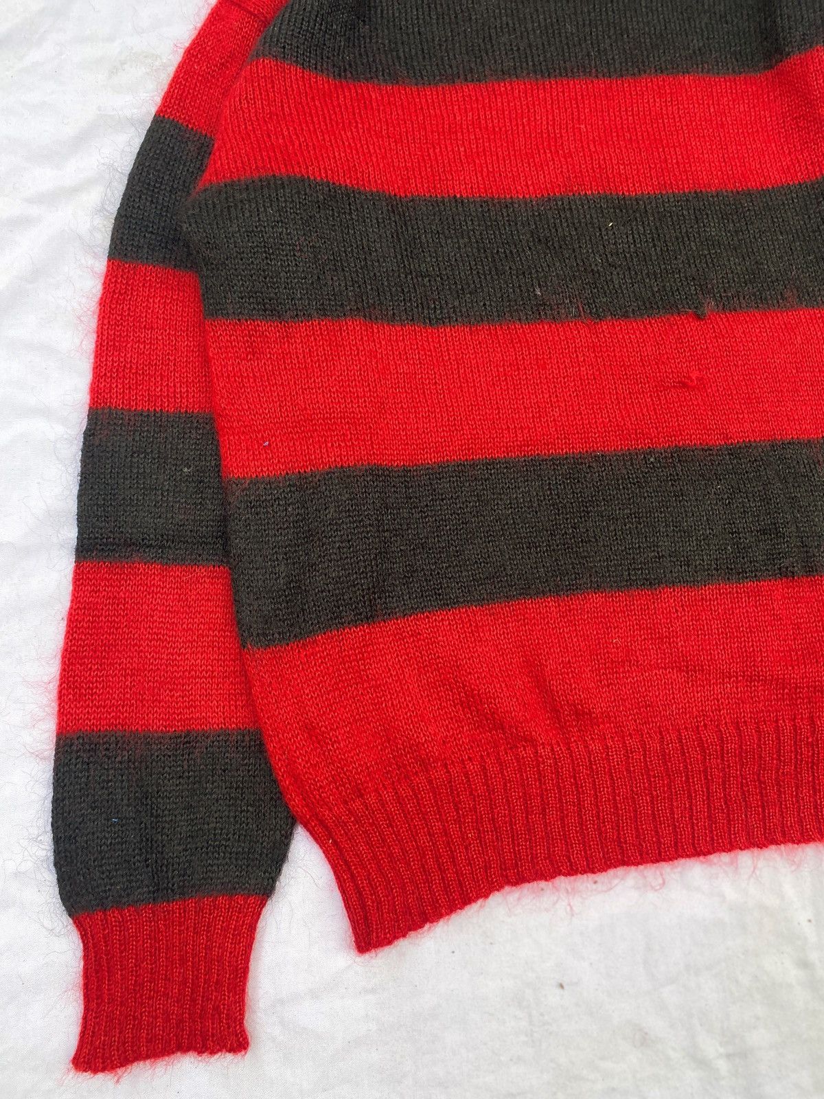 Acne Studios × Beauty Beast × Marni Bullet Noise Mohair Grunge Striped Knit Number Nine Style Size US M / EU 48-50 / 2 - 3 Thumbnail